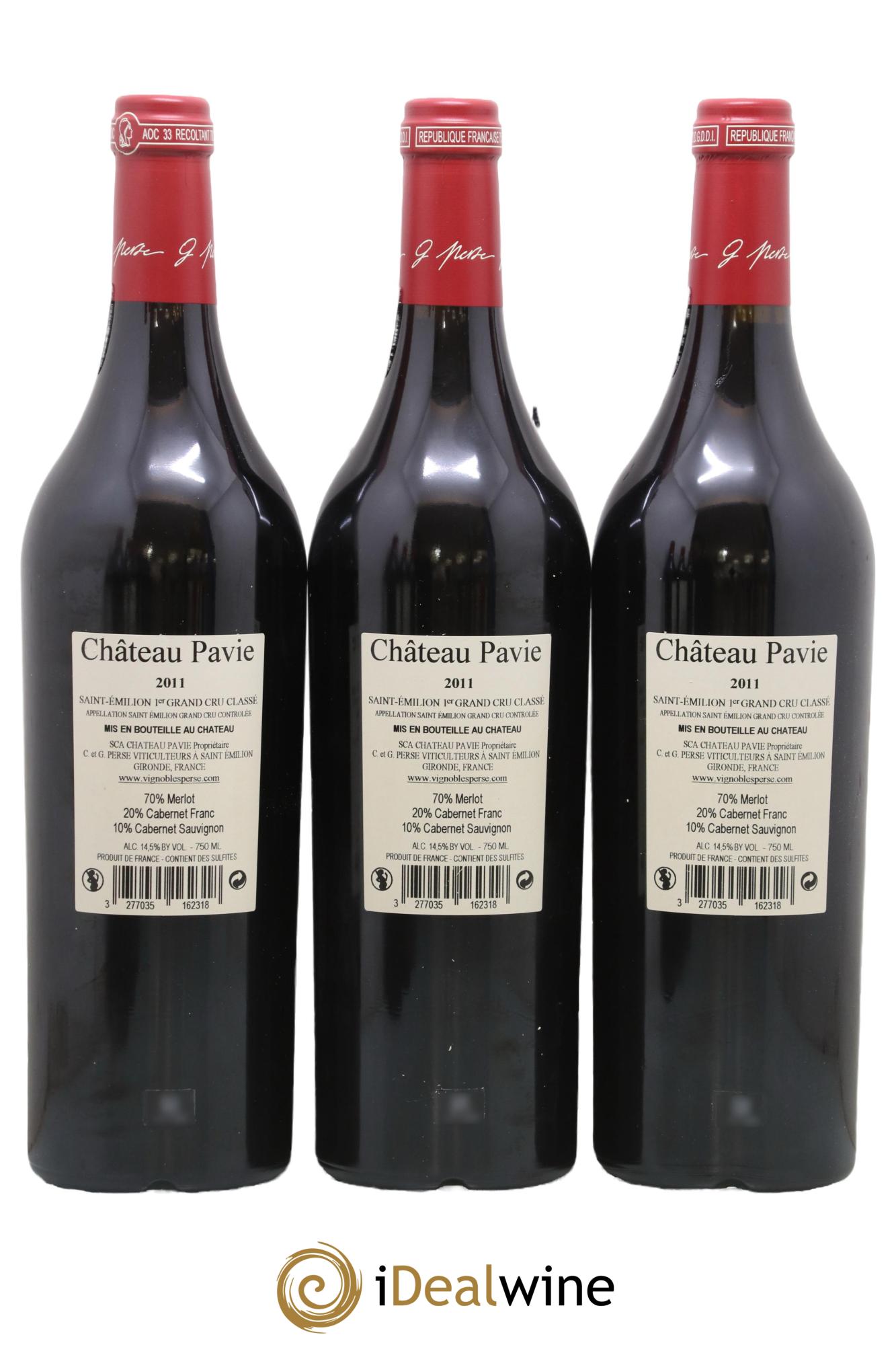 Château Pavie 1er Grand Cru Classé A 2011 - Lot de 6 bouteilles - 2