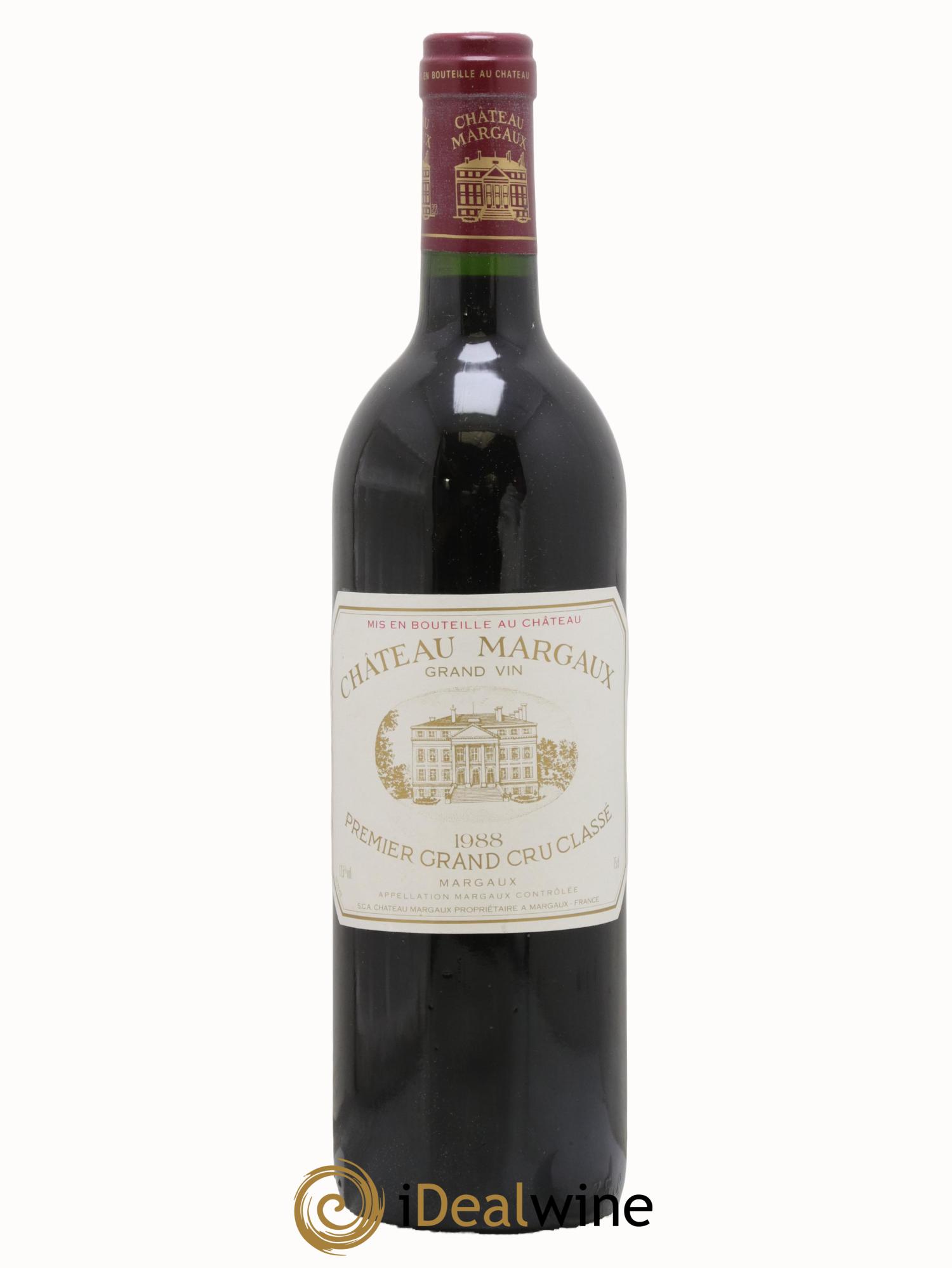 Château Margaux 1er Grand Cru Classé 1988 - Posten von 1 Flasche - 0