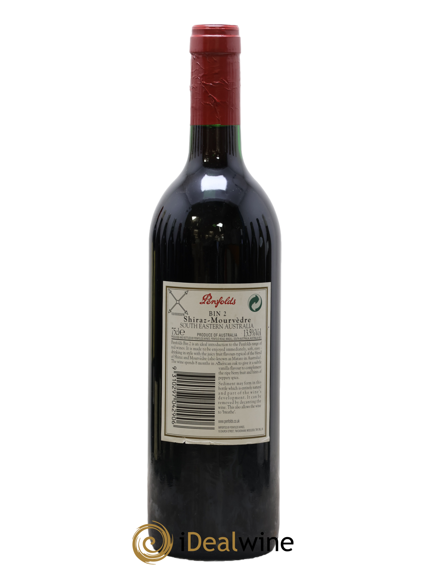 Australie South Eastern Australia Grange Bin 2 Shiraz Mourvèdre Penfolds 1999 - Posten von 1 Flasche - 1