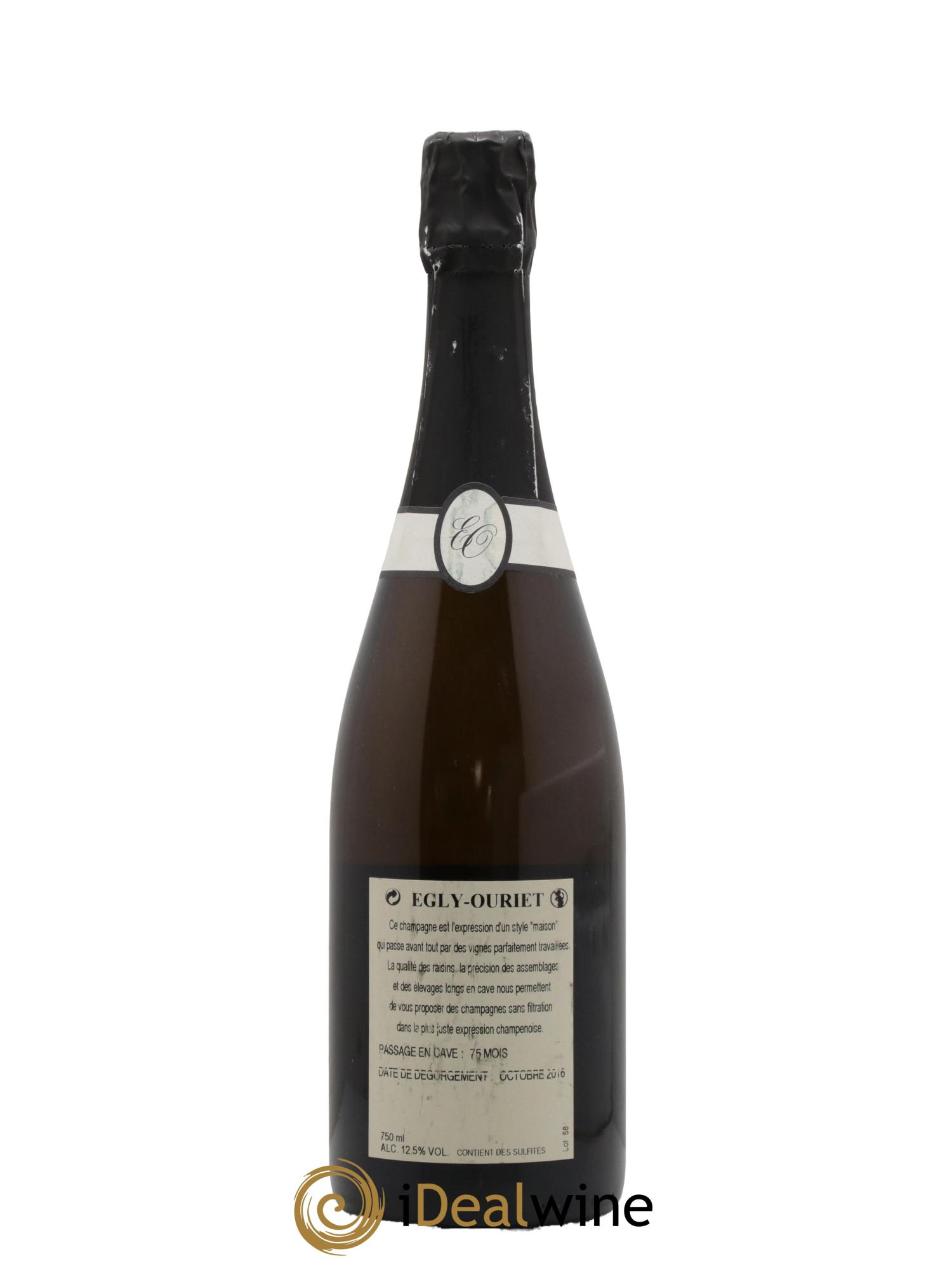 Blanc de Noirs Les Crayères Vieilles vignes Egly-Ouriet - Lot de 1 bouteille - 1
