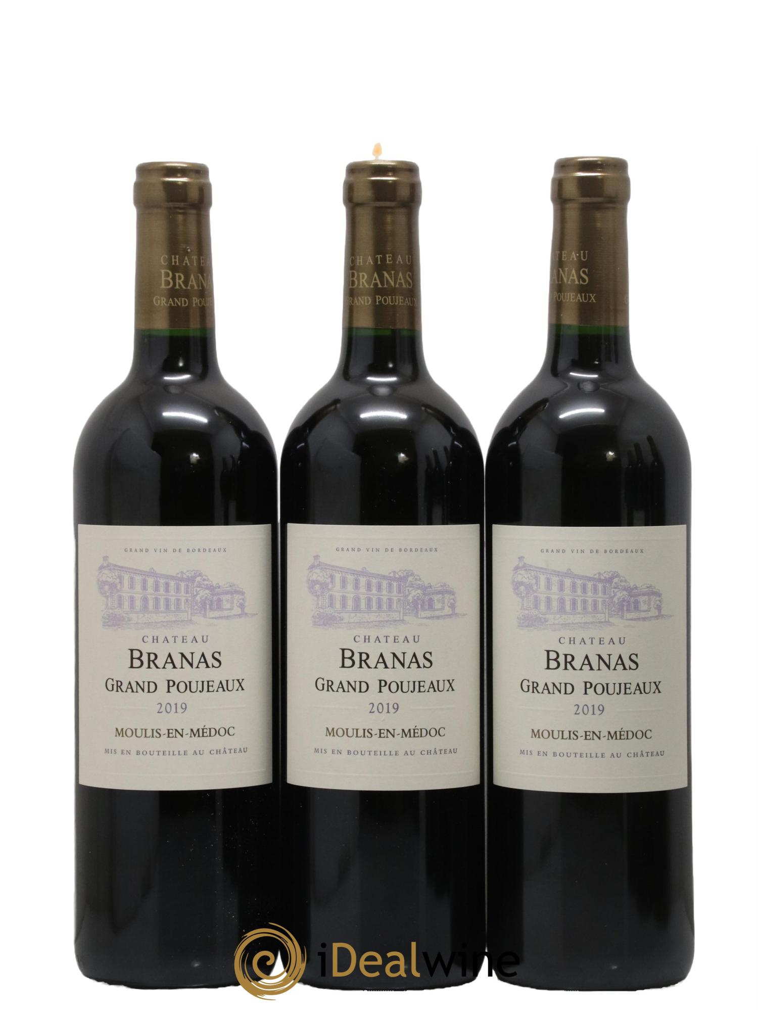 Château Branas Grand Poujeaux Cru Bourgeois 2019 - Lot de 6 bouteilles - 2