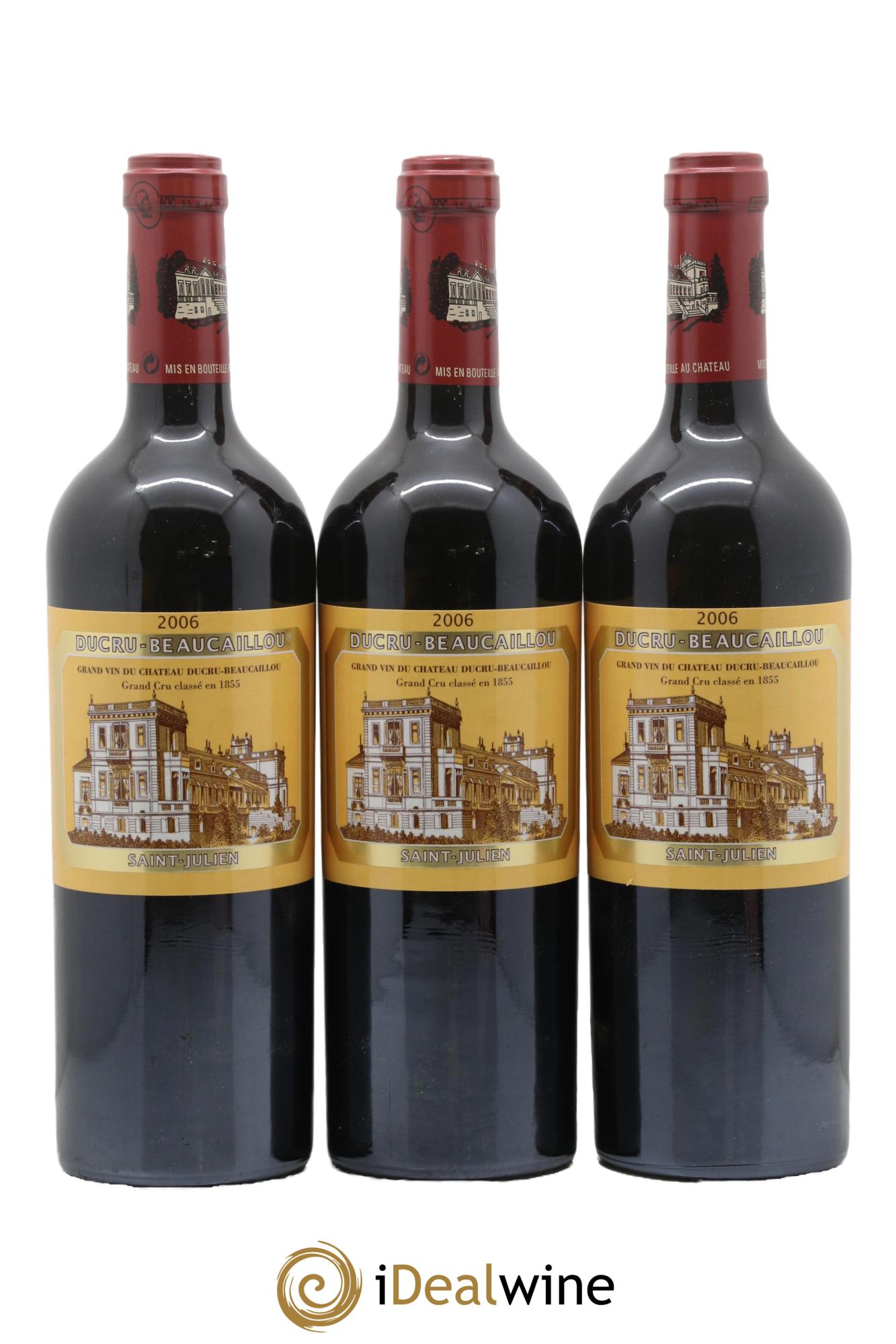 Château Ducru Beaucaillou 2ème Grand Cru Classé 2006 - Lot of 3 bottles - 0