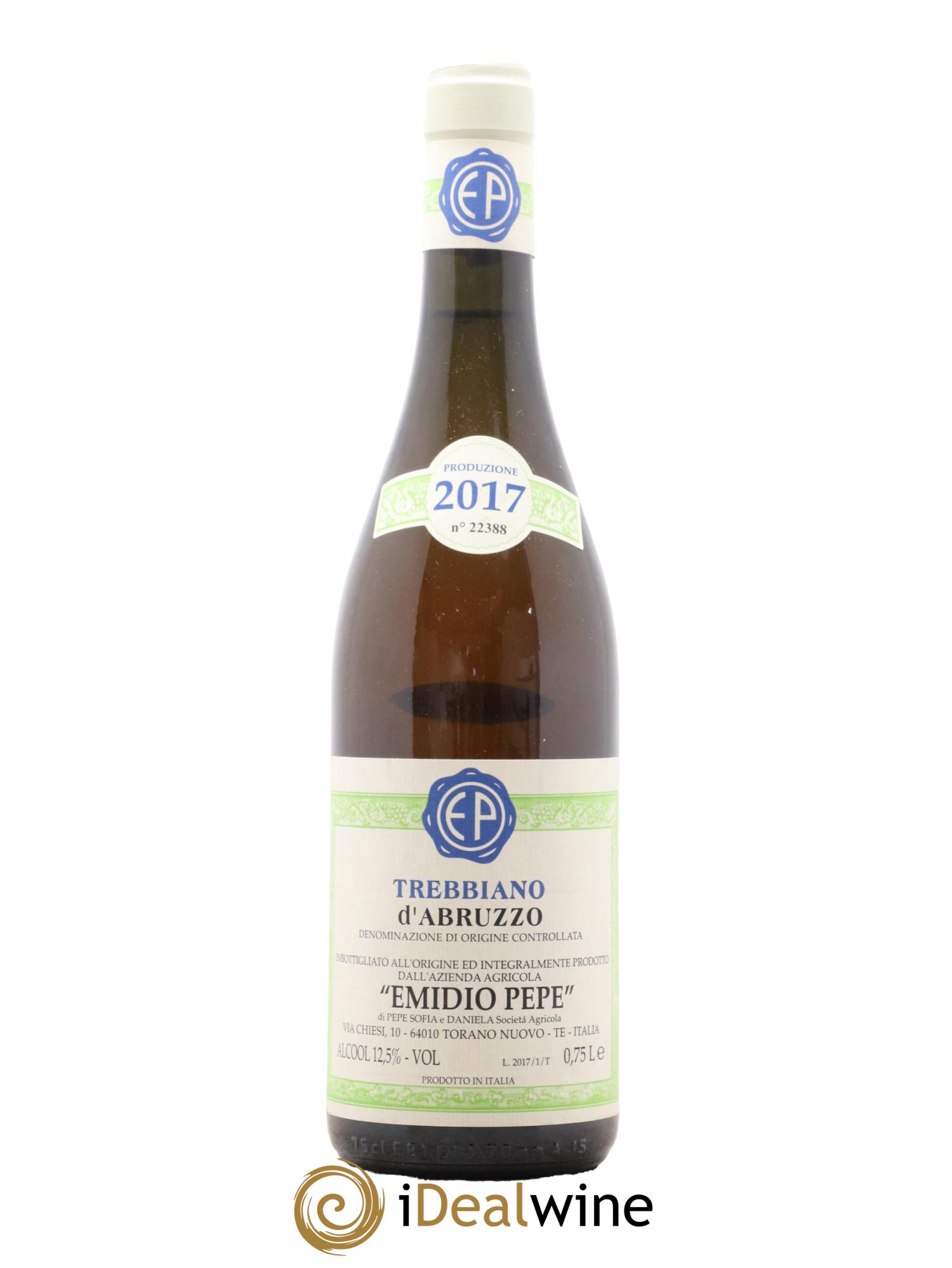 Trebbiano d'Abruzzo Emidio Pepe 2017 - Lotto di 1 bottiglia - 0
