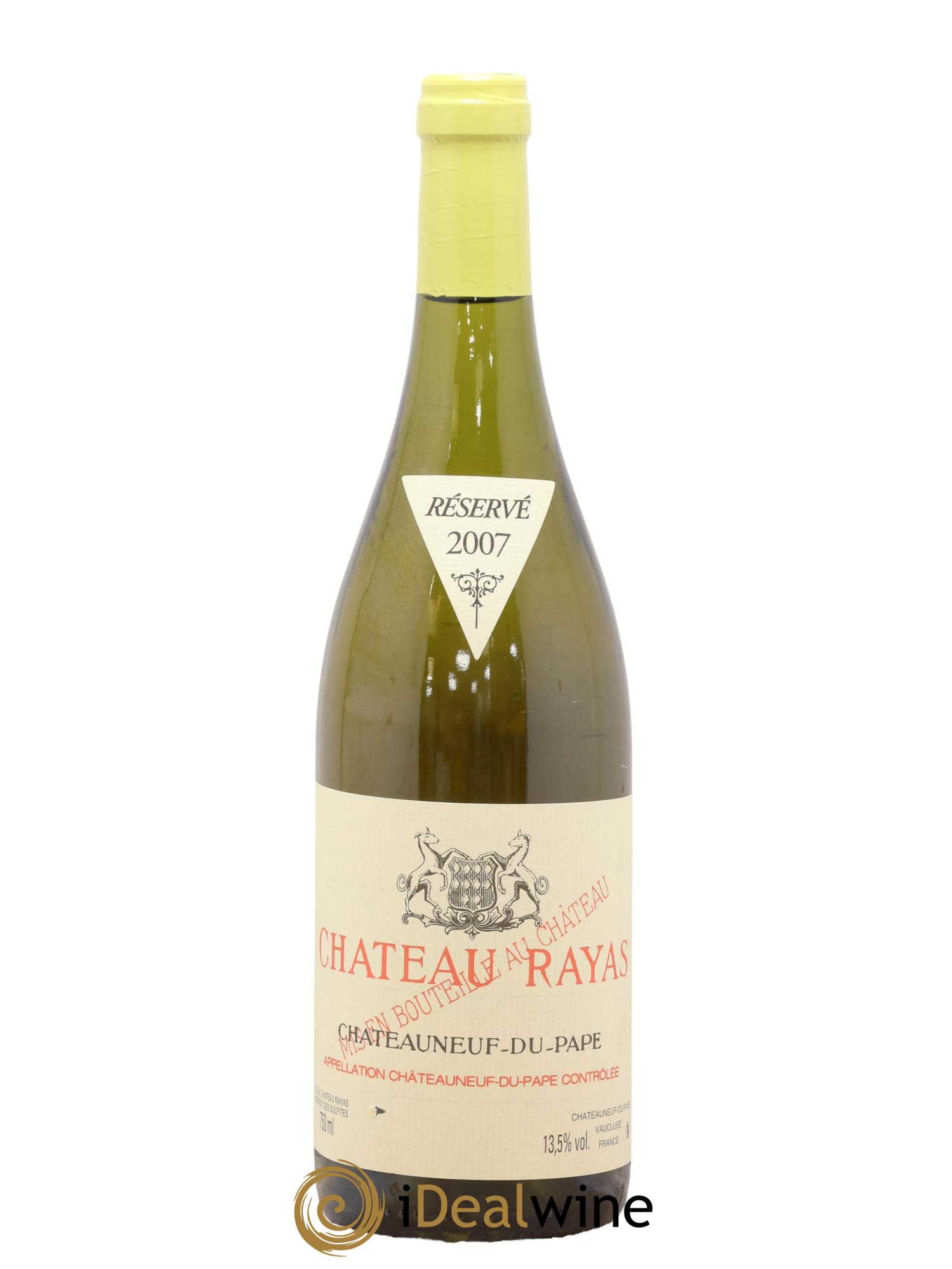 Châteauneuf-du-Pape Château Rayas Emmanuel Reynaud 2007 - Lot de 1 bouteille - 0