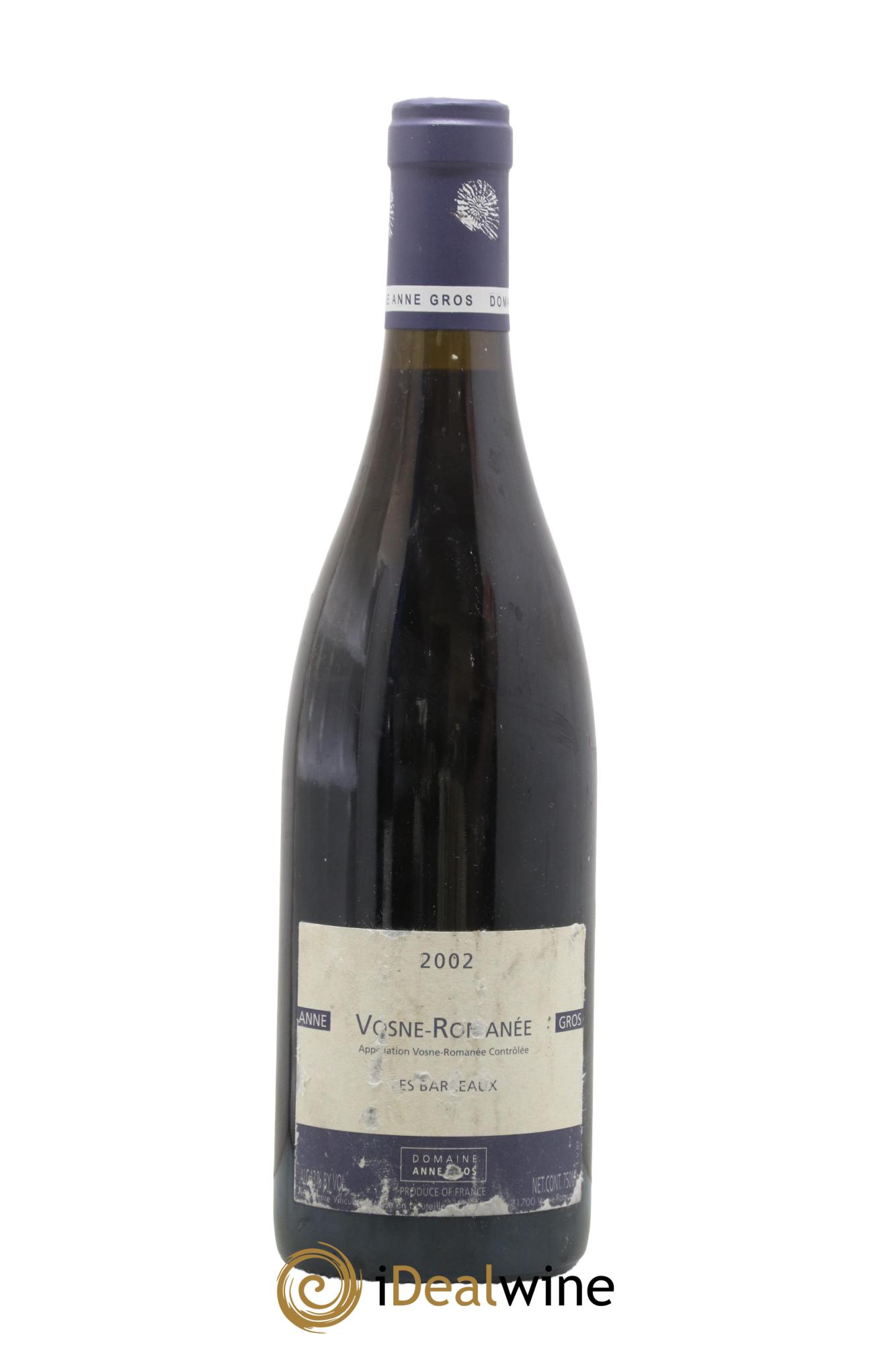 Vosne-Romanée Les Barreaux Anne Gros 2002 - Lot of 1 bottle - 0