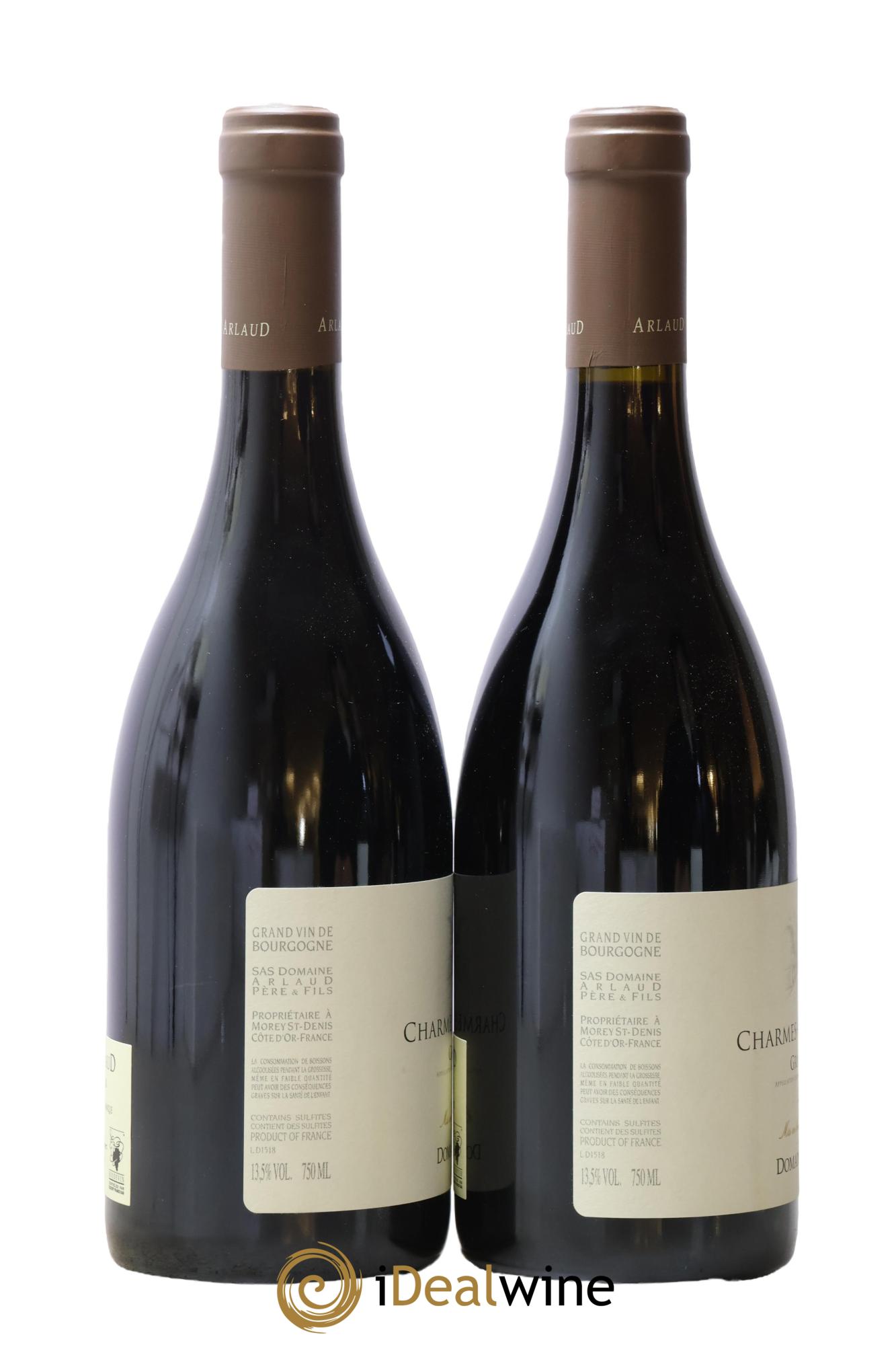Charmes-Chambertin Grand Cru Arlaud 2015 - Lot de 2 bouteilles - 1