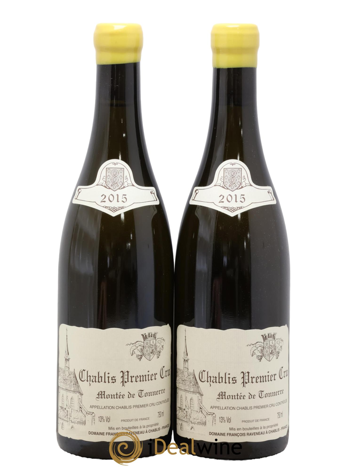 Chablis 1er Cru Montée de Tonnerre Raveneau (Domaine) 2015 - Lot de 2 bouteilles - 0