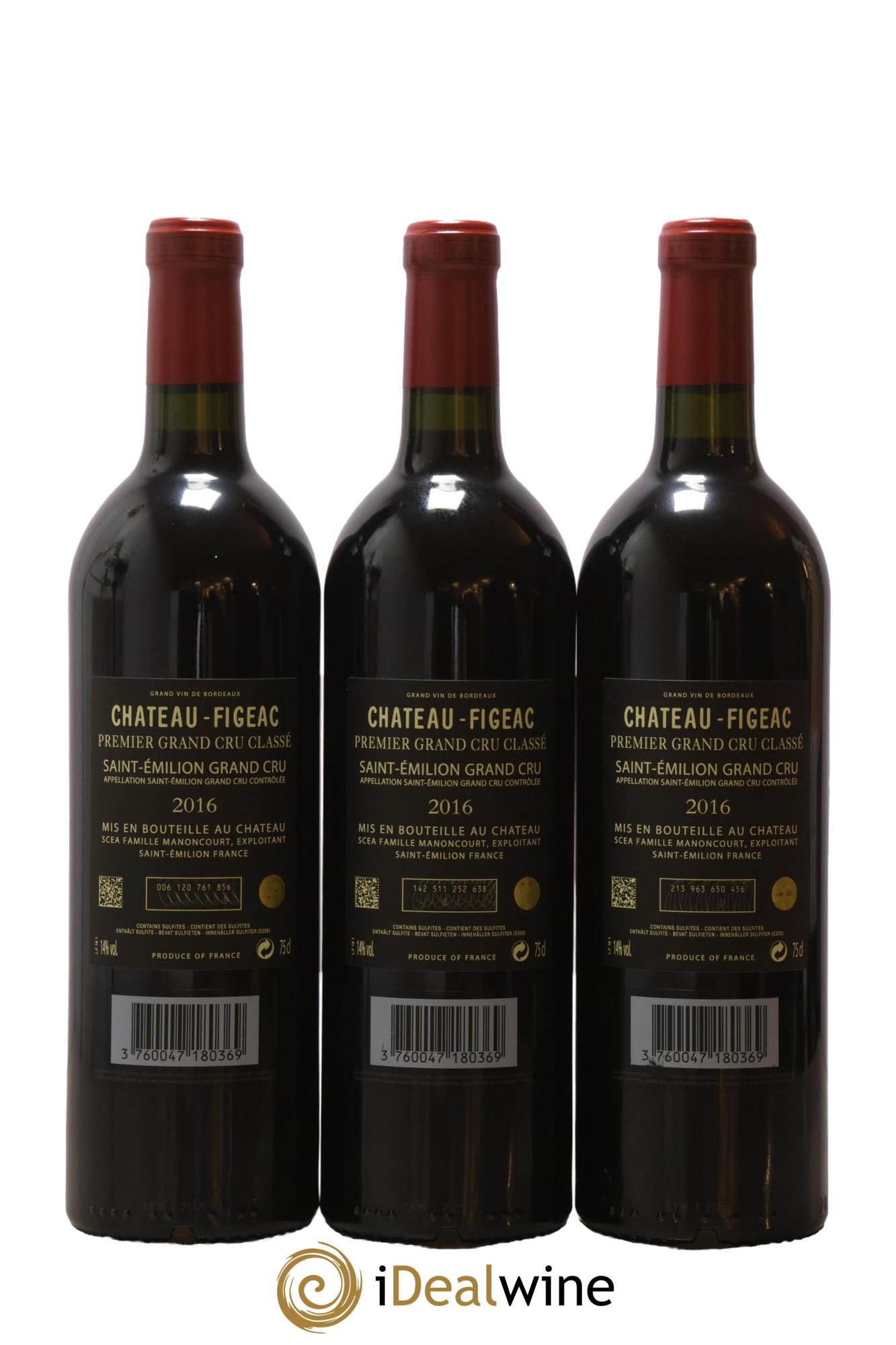 Château Figeac 1er Grand Cru Classé A 2016 - Lot de 6 bouteilles - 4