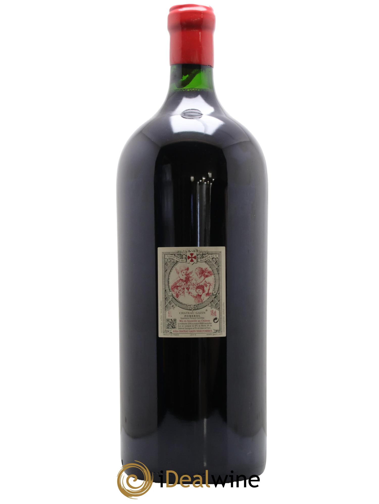 Château Gazin 2016 - Posten von 1 Imperiale - 1