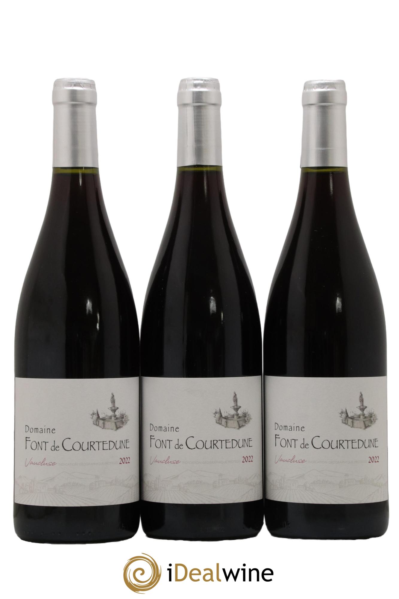 Vaucluse Font de Courtedune 2022 - Lot de 3 bouteilles - 0