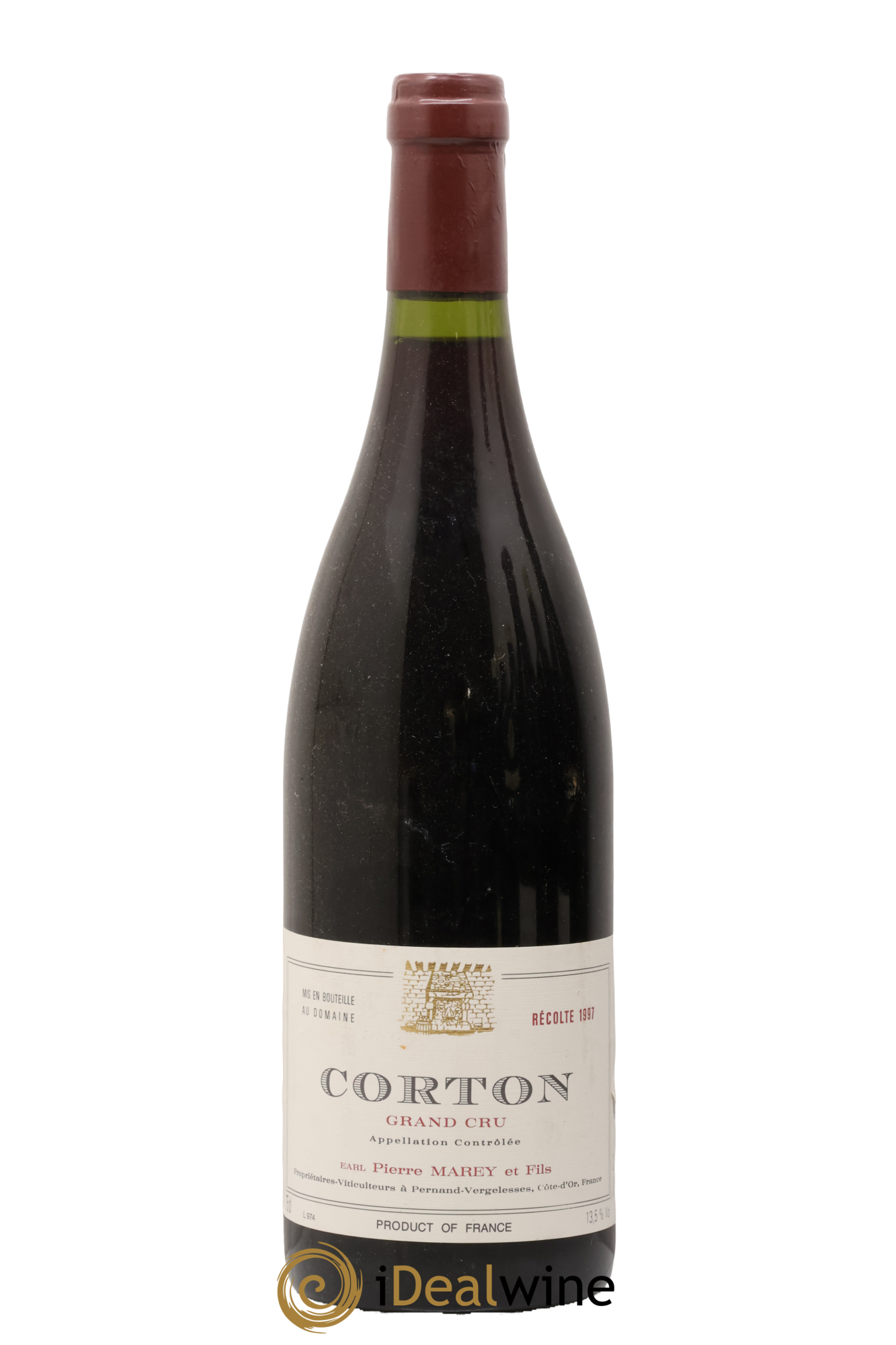 Corton Grand Cru Earl Pierre Marey Et Fils 1997 - Lot of 1 bottle - 0