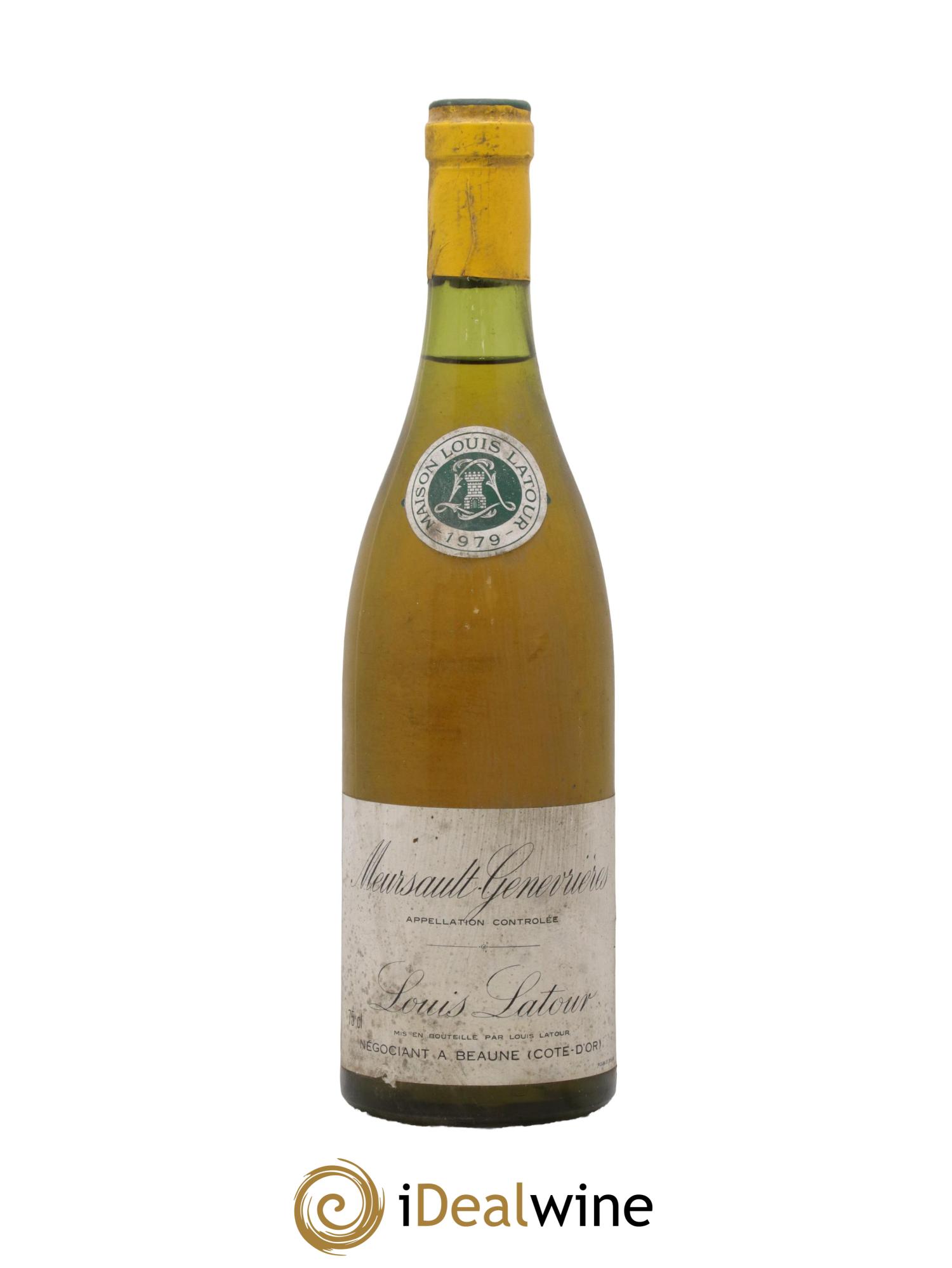 Meursault 1er Cru Genevrières Louis Latour 1979 - Lot de 1 bouteille - 0
