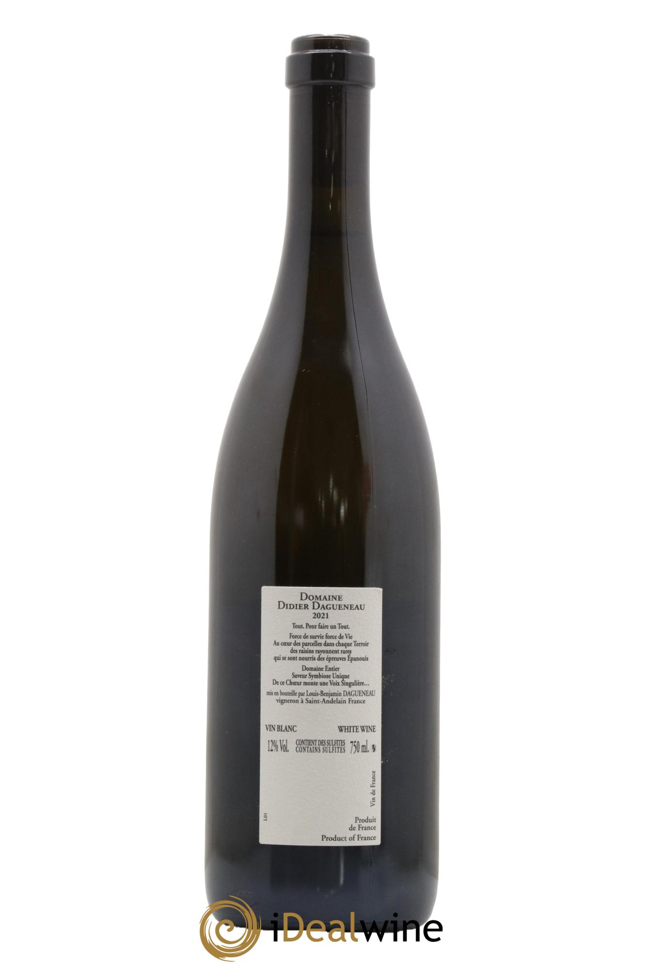 Vin de France XXI Dagueneau (Domaine Didier - Louis-Benjamin) 2021 - Posten von 1 Flasche - 1