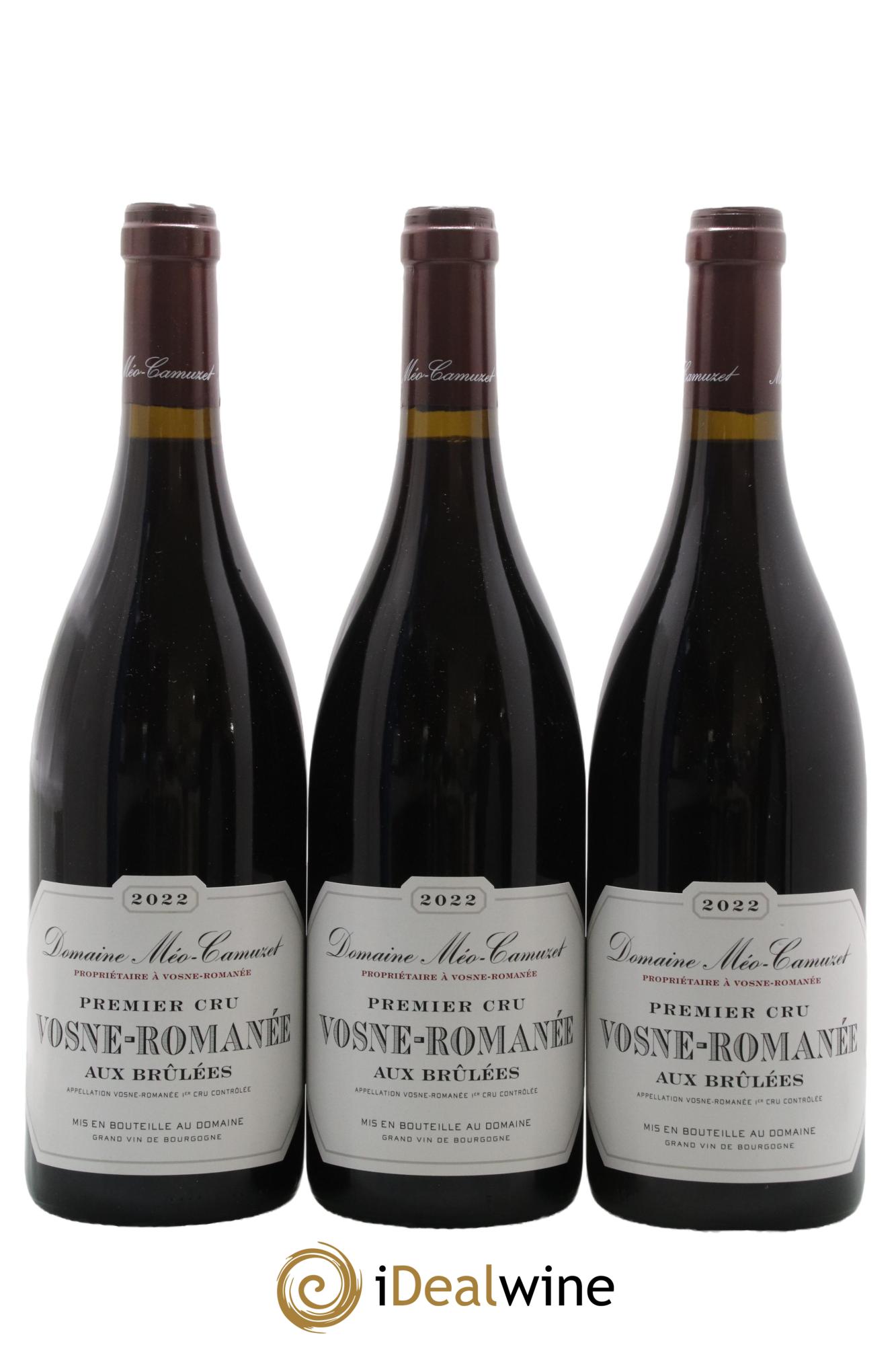Vosne-Romanée 1er Cru Aux Brûlées Méo-Camuzet (Domaine) 2022 - Lot de 3 bouteilles - 0
