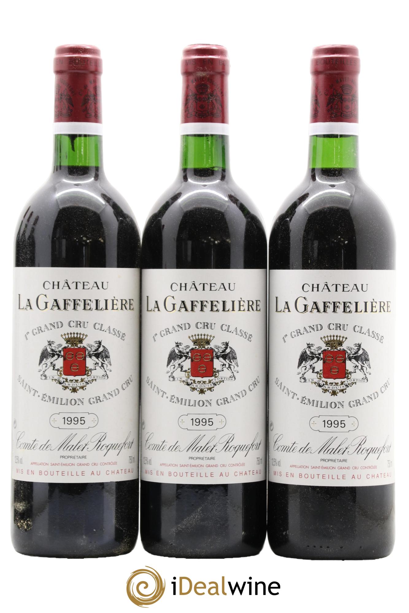 Château la Gaffelière 1er Grand Cru Classé B 1995 - Lot de 12 bouteilles - 3