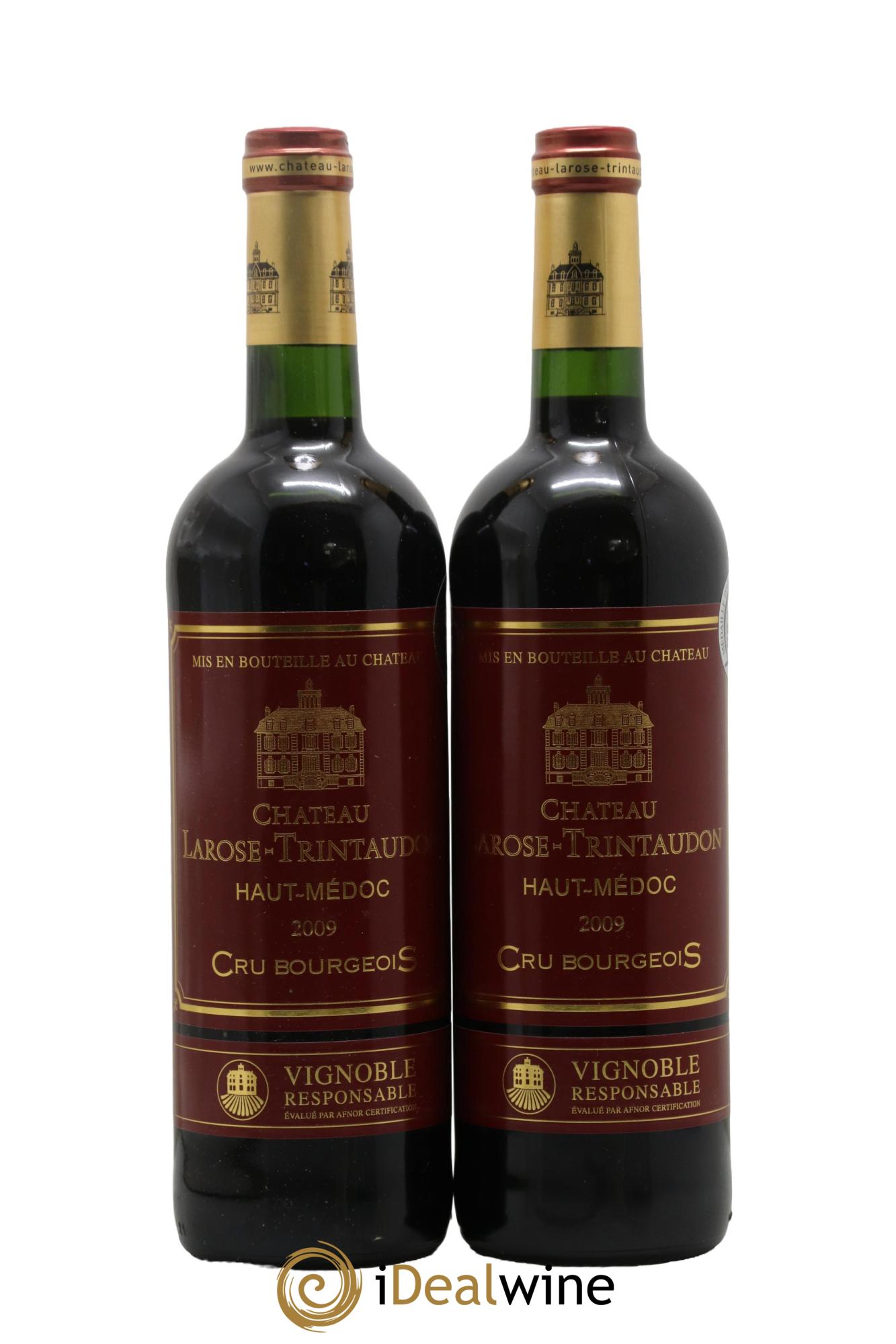 Château Larose Trintaudon Cru Bourgeois 2009 - Lotto di 2 bottiglie - 0