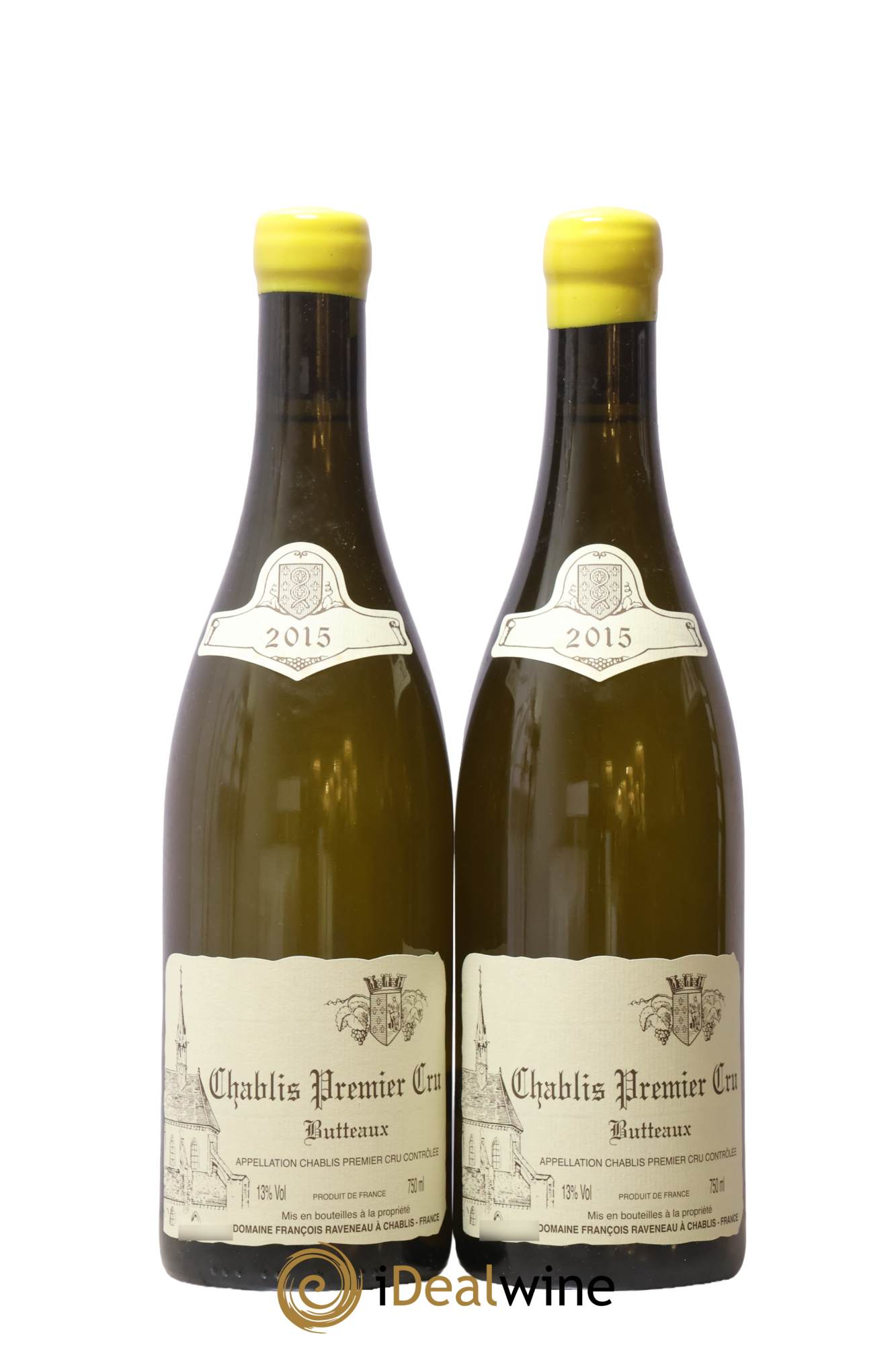Chablis 1er Cru Butteaux Raveneau (Domaine) 2015 - Lot de 2 bouteilles - 0