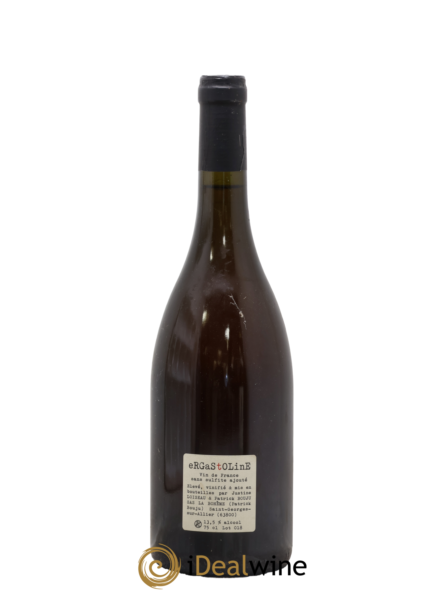 Vin de France Ergastoline Patrick Bouju - La Bohème 2018 - Posten von 1 Flasche - 1