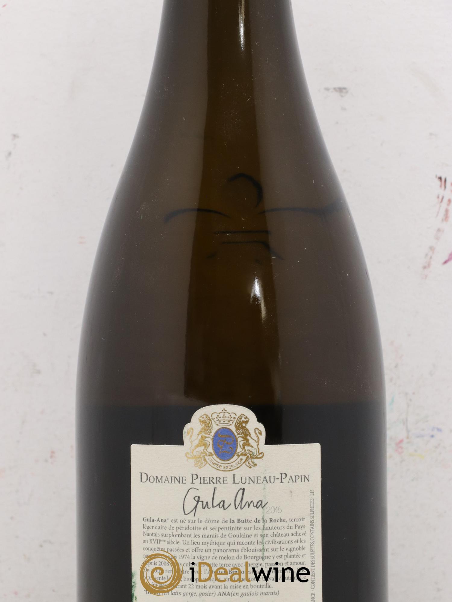 Muscadet-Sèvre-et-Maine Gula Ana Luneau-Papin 2016 - Lot de 1 bouteille - 2