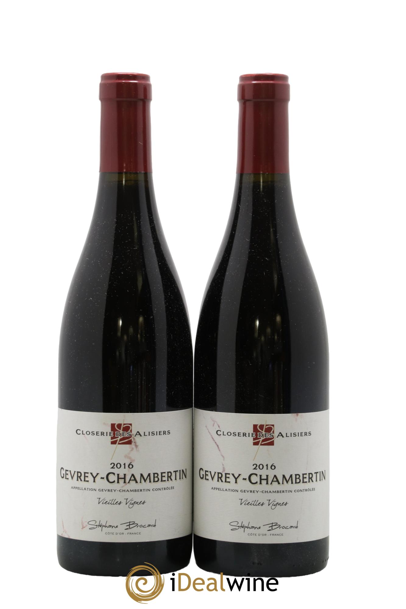 Gevrey-Chambertin Vielles vignes Closerie des Alisiers Stephane Brocard 2016 - Lot de 2 bouteilles - 0