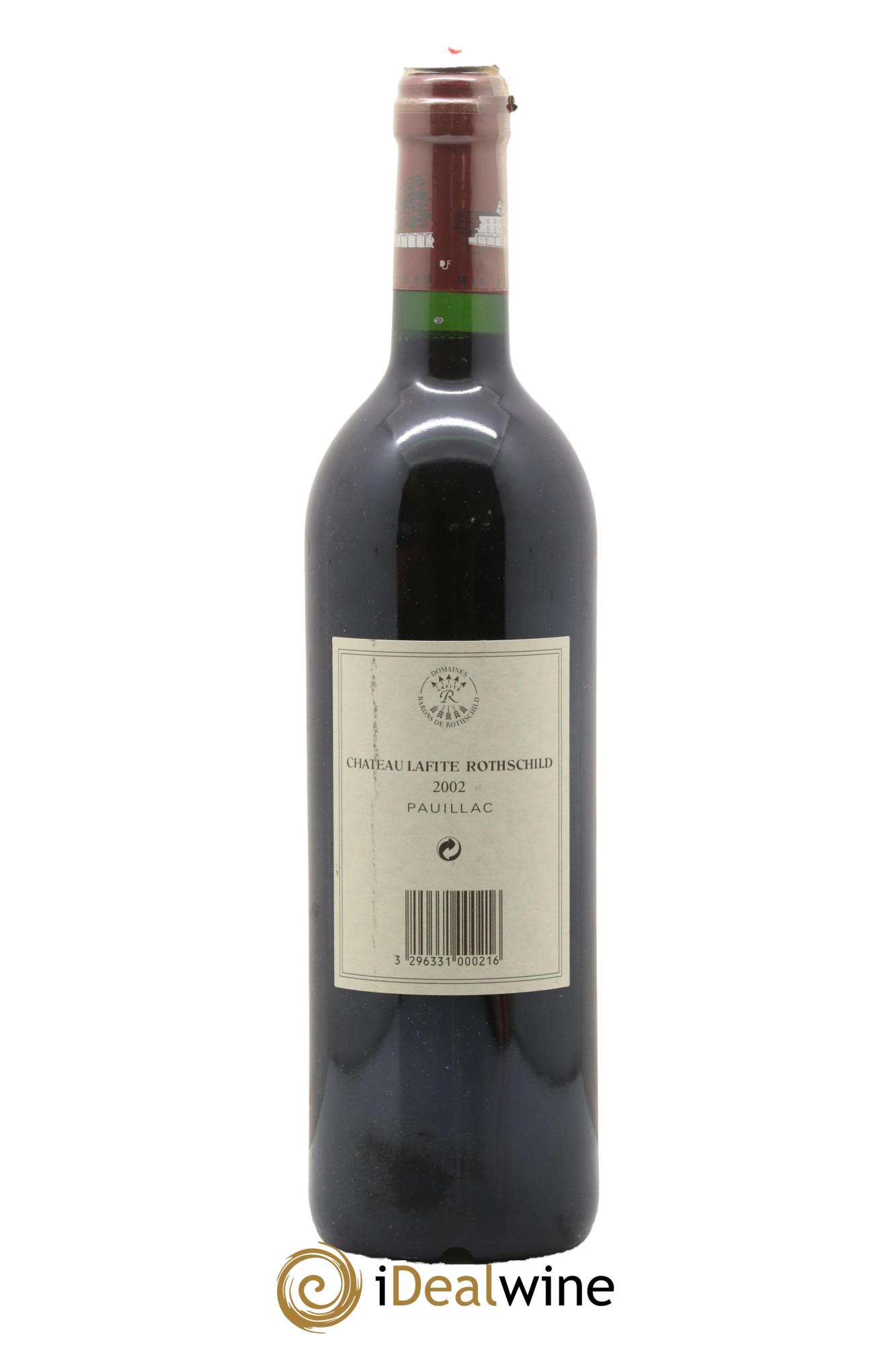Château Lafite Rothschild 1er Grand Cru Classé 2002 - Lotto di 1 bottiglia - 1