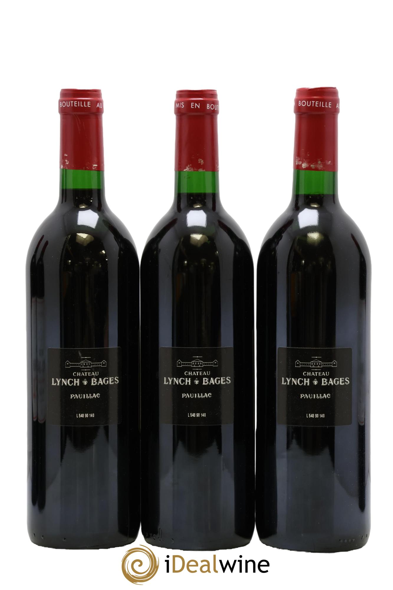 Château Lynch Bages 5ème Grand Cru Classé 1990 - Lot of 12 bottles - 6