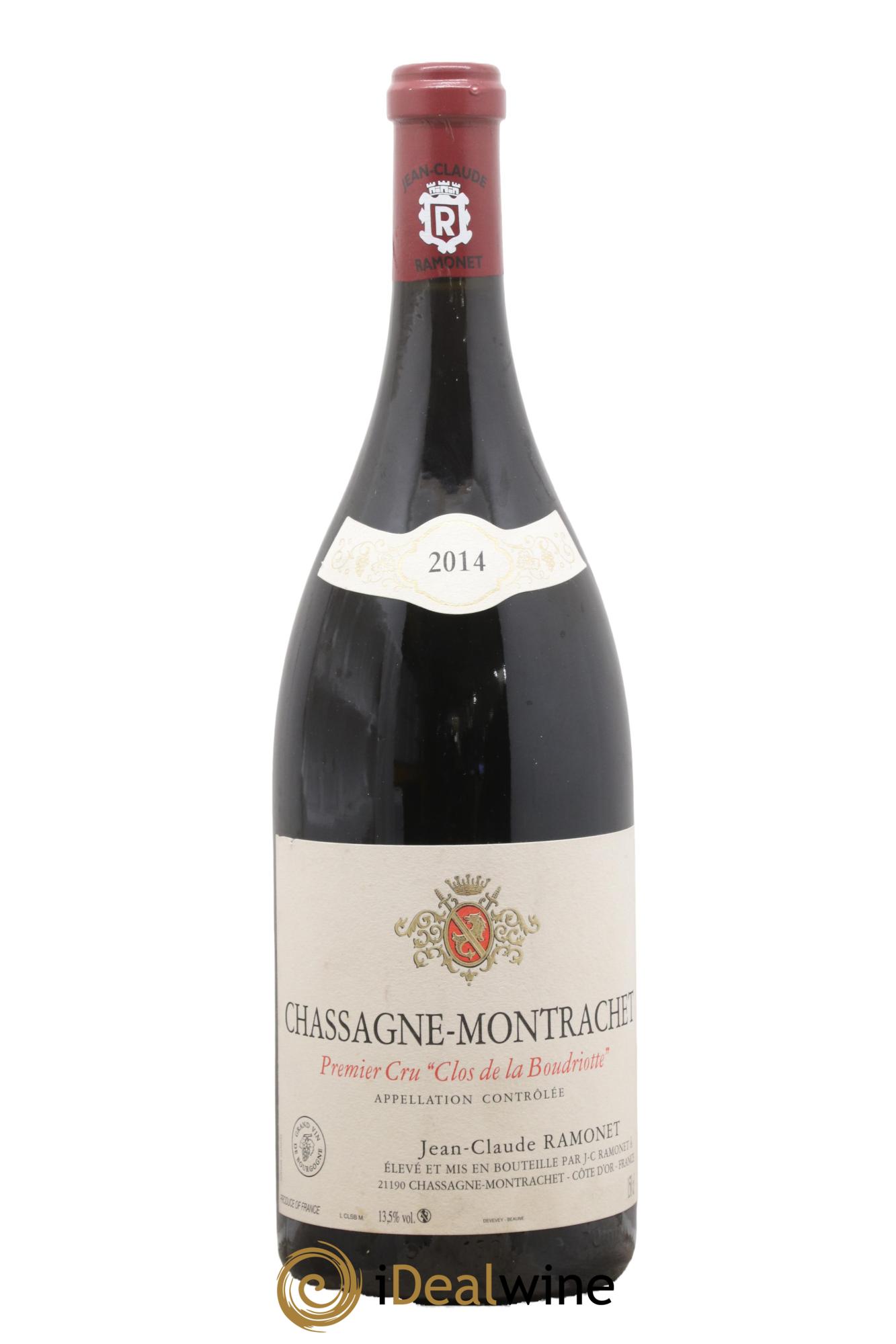 Chassagne-Montrachet 1er Cru Boudriotte Ramonet (Domaine) 2014 - Posten von 1 Magnum - 0
