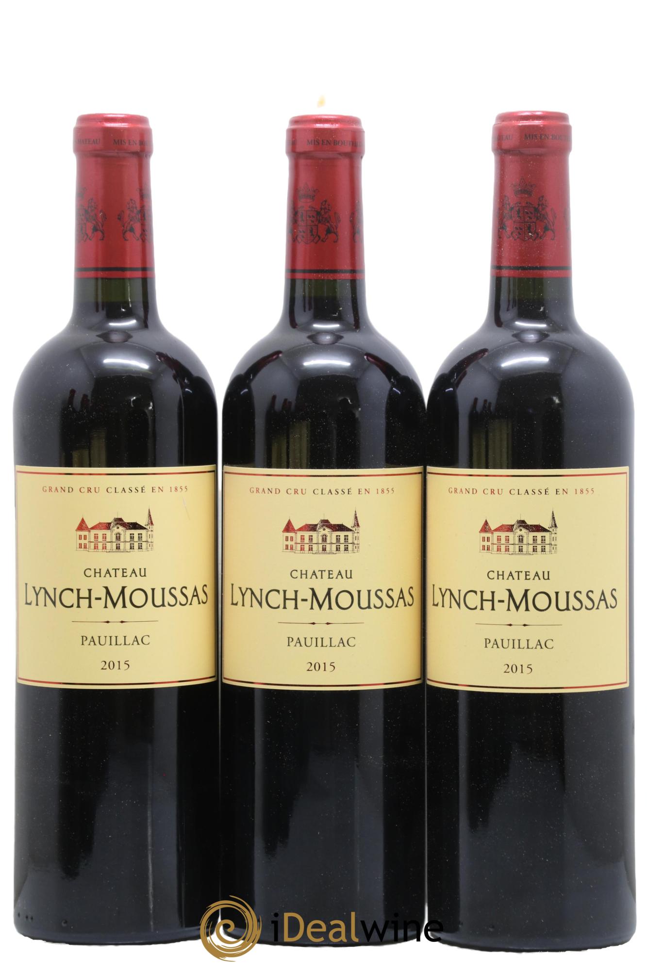 Château Lynch Moussas 5ème Grand Cru Classé 2015 - Lotto di 6 bottiglie - 2