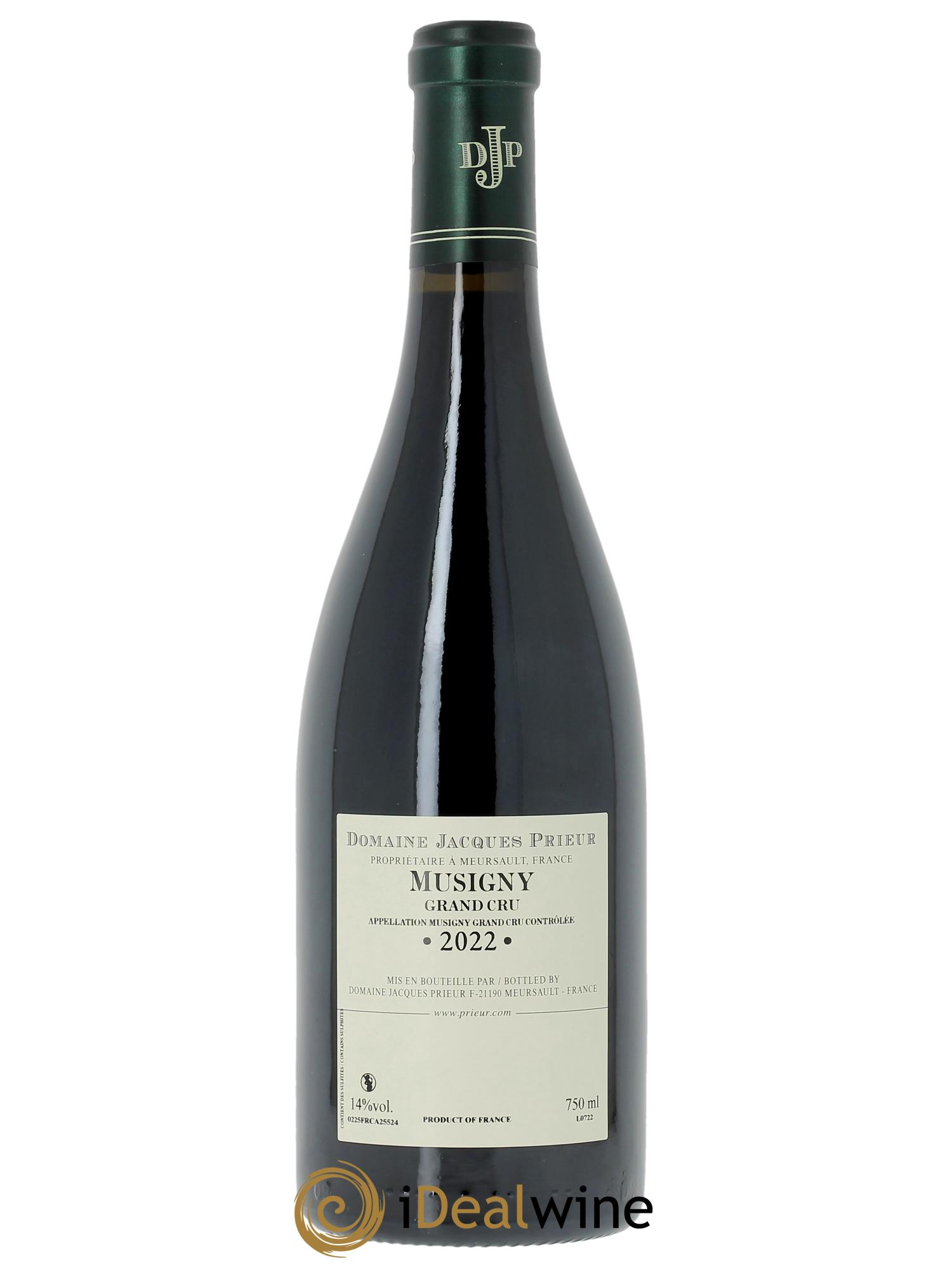 Musigny Grand Cru Jacques Prieur (Domaine)  2022 - Lot de 1 bouteille - 1
