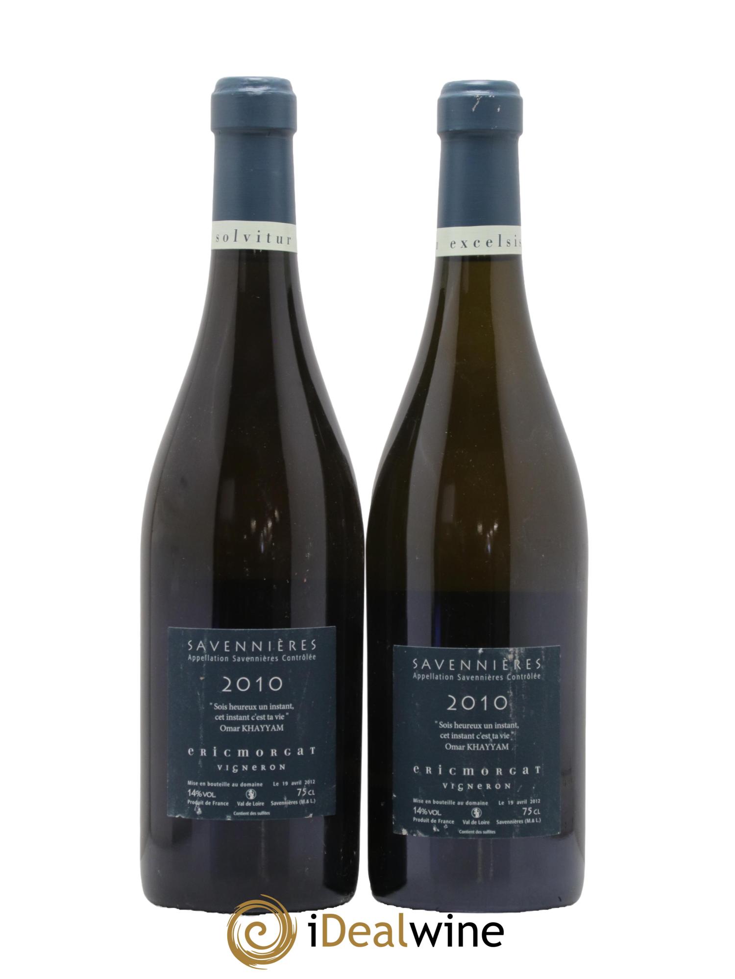 Savennières L'Enclos Eric Morgat 2010 - Lot de 2 bouteilles - 1