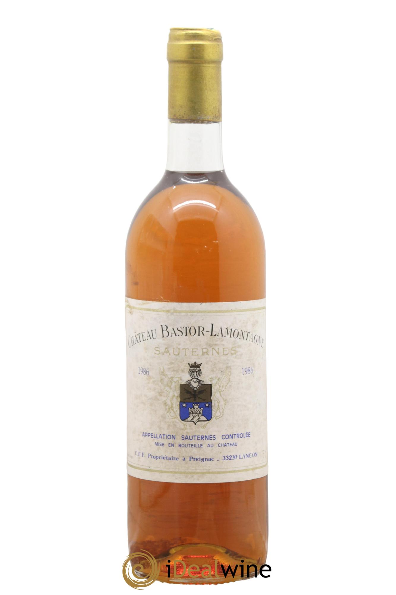 Château Bastor Lamontagne 1986 - Posten von 1 Flasche - 0