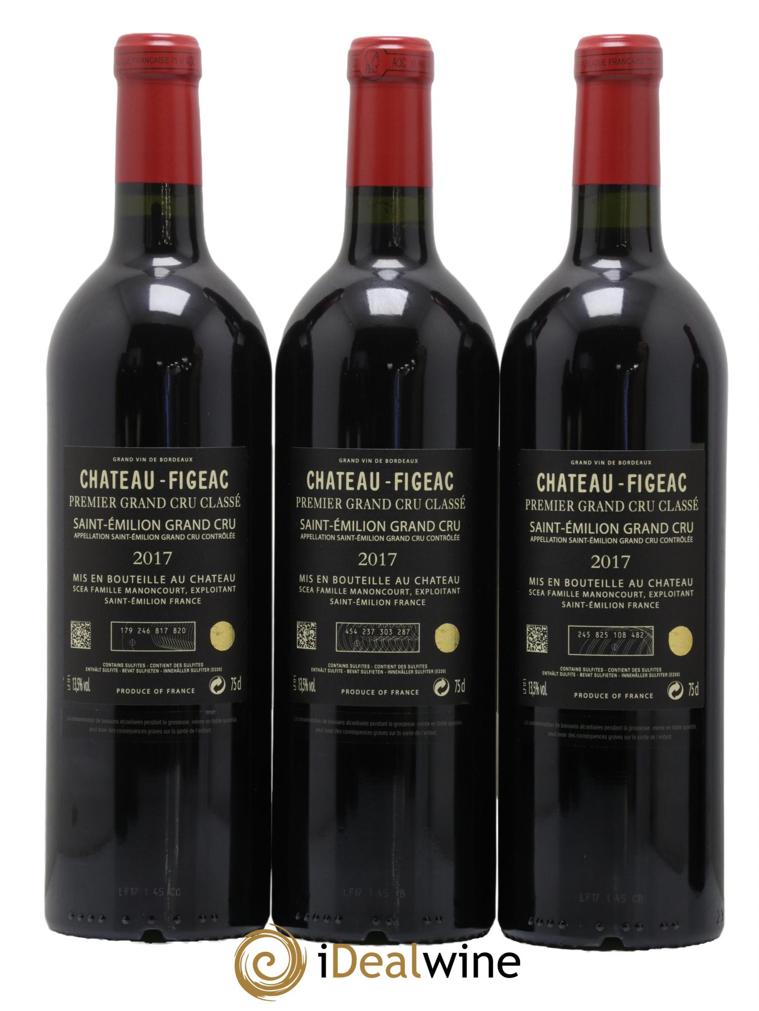 Château Figeac 1er Grand Cru Classé A 2017 - Lot de 6 bouteilles - 2
