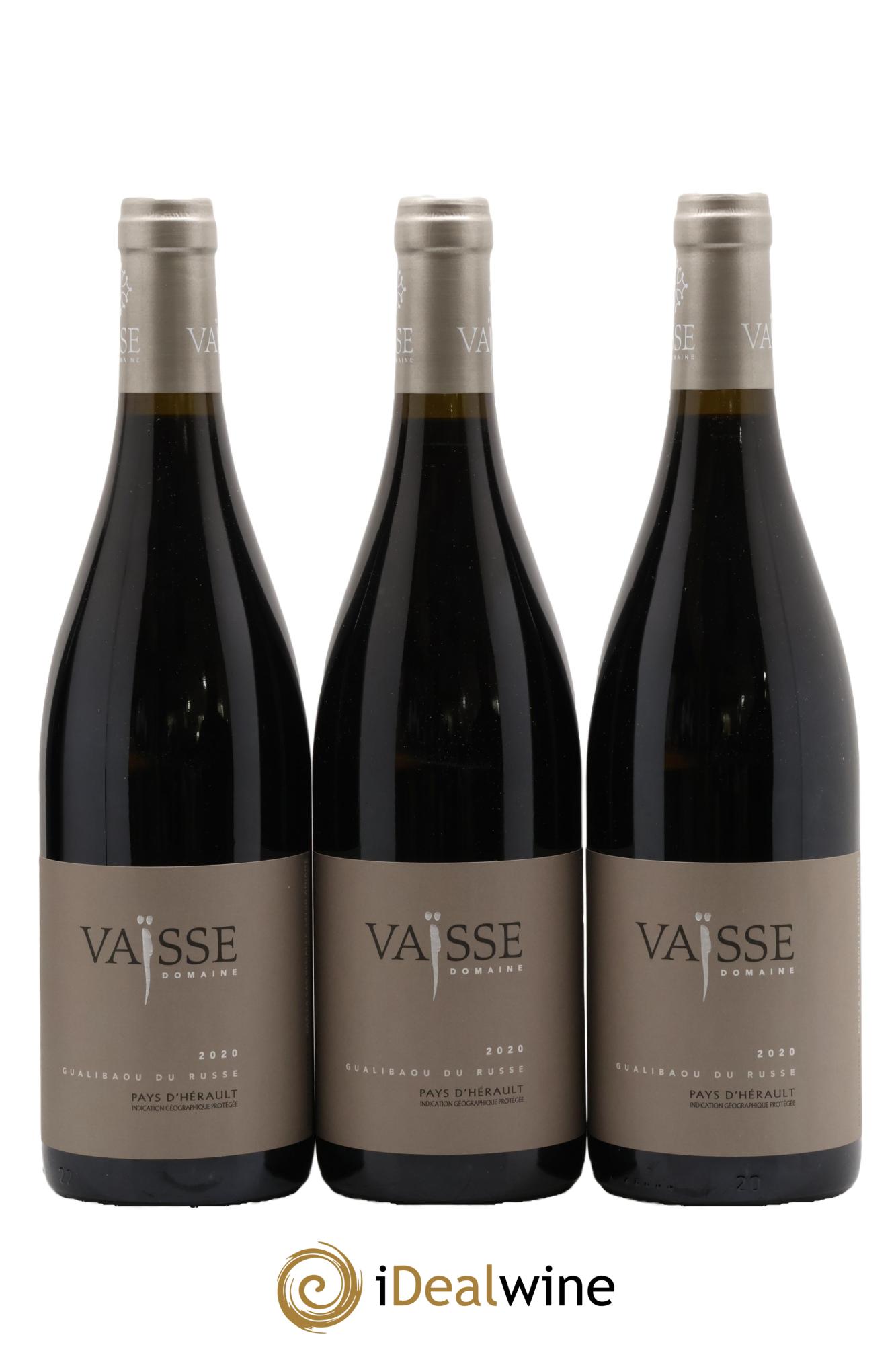 Pays d'Hérault Galibaou du Russe Vaisse (Domaine) 2020 - Lot de 3 bouteilles - 0