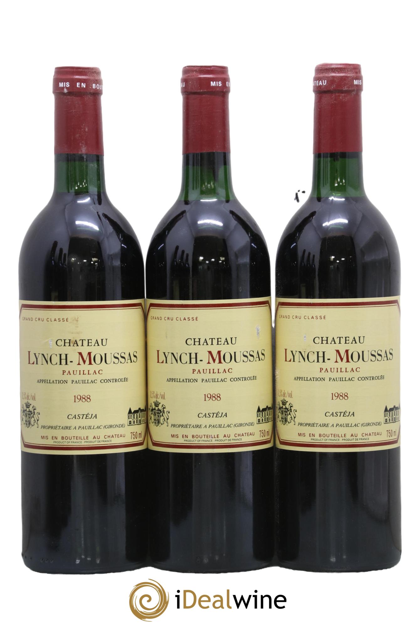 Château Lynch Moussas 5ème Grand Cru Classé  1988 - Lot of 12 bottles - 2