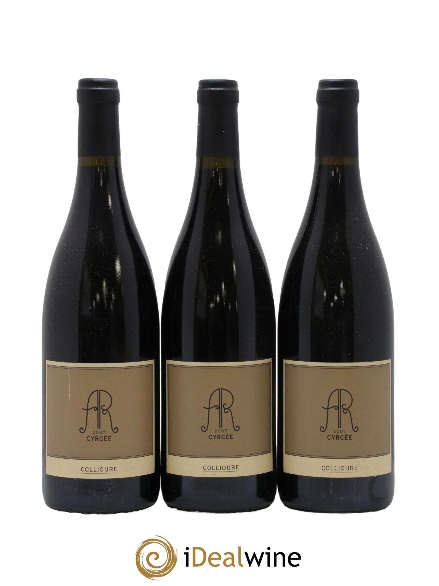 Collioure Cuvée Cyrcée Abbé Rous 2007 - Posten von 3 Flaschen - 0