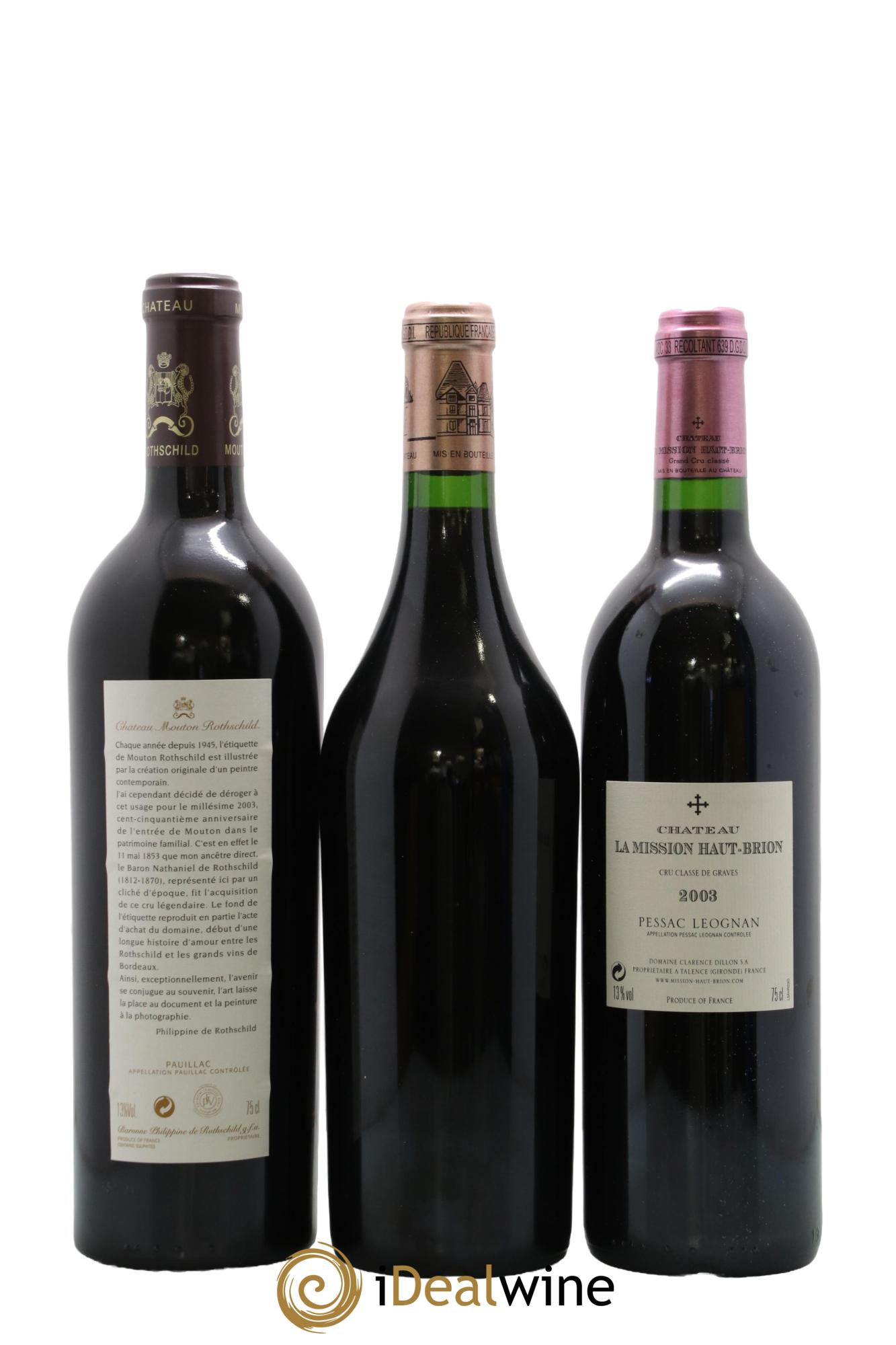 Caisse Collection Duclot 2003 - Lot of 9 bottles - 2