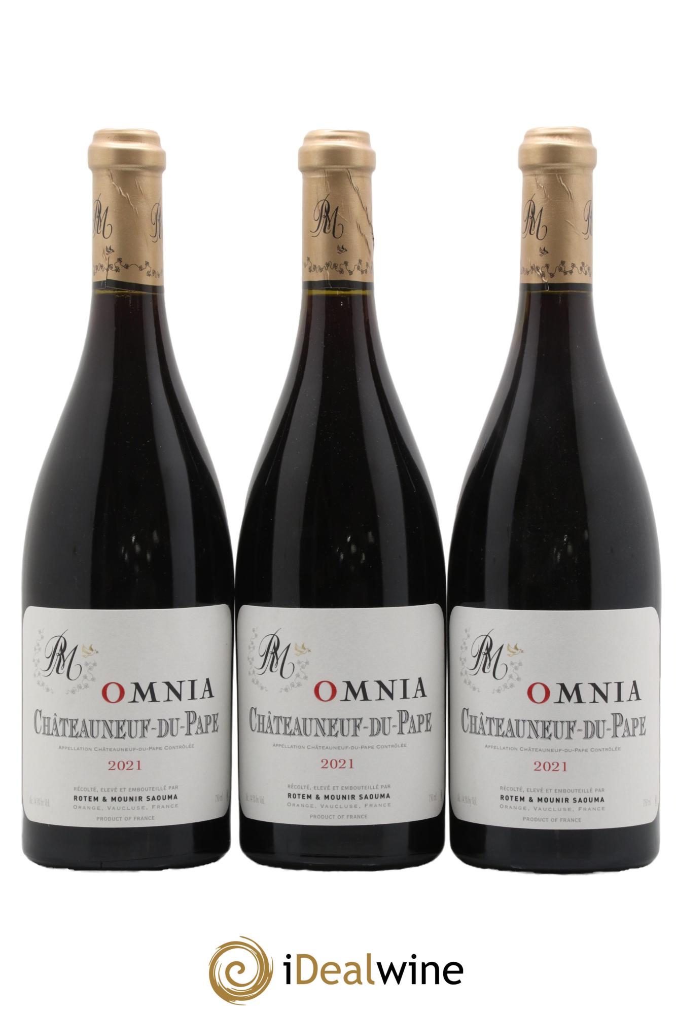 Châteauneuf-du-Pape Omnia Rotem et Mounir Saouma 2021 - Lot de 3 bouteilles - 0