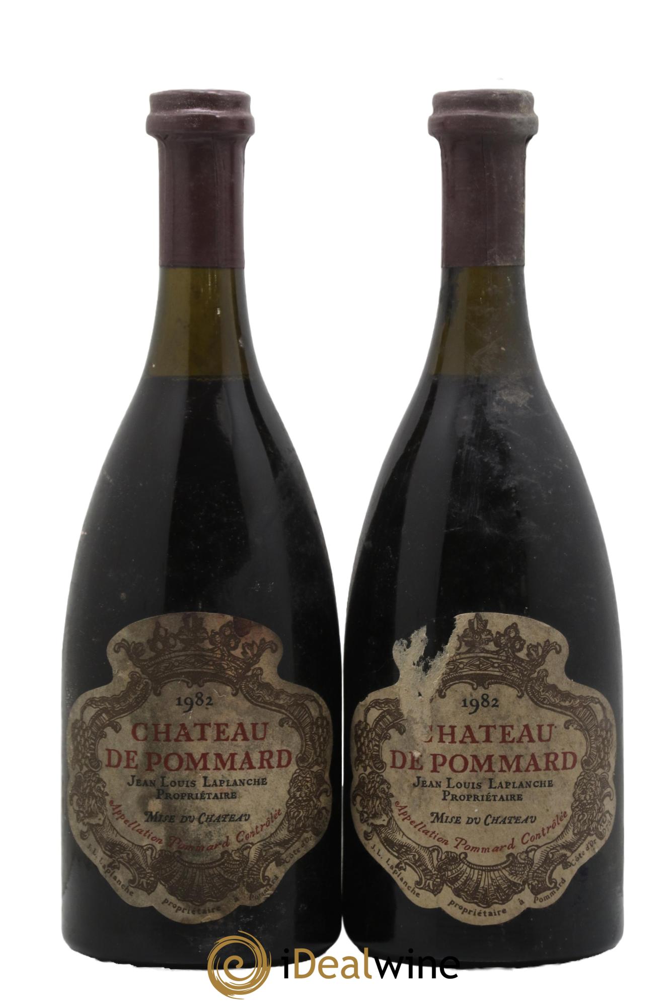 Pommard Château de Pommard 1982 - Posten von 2 Flaschen - 0