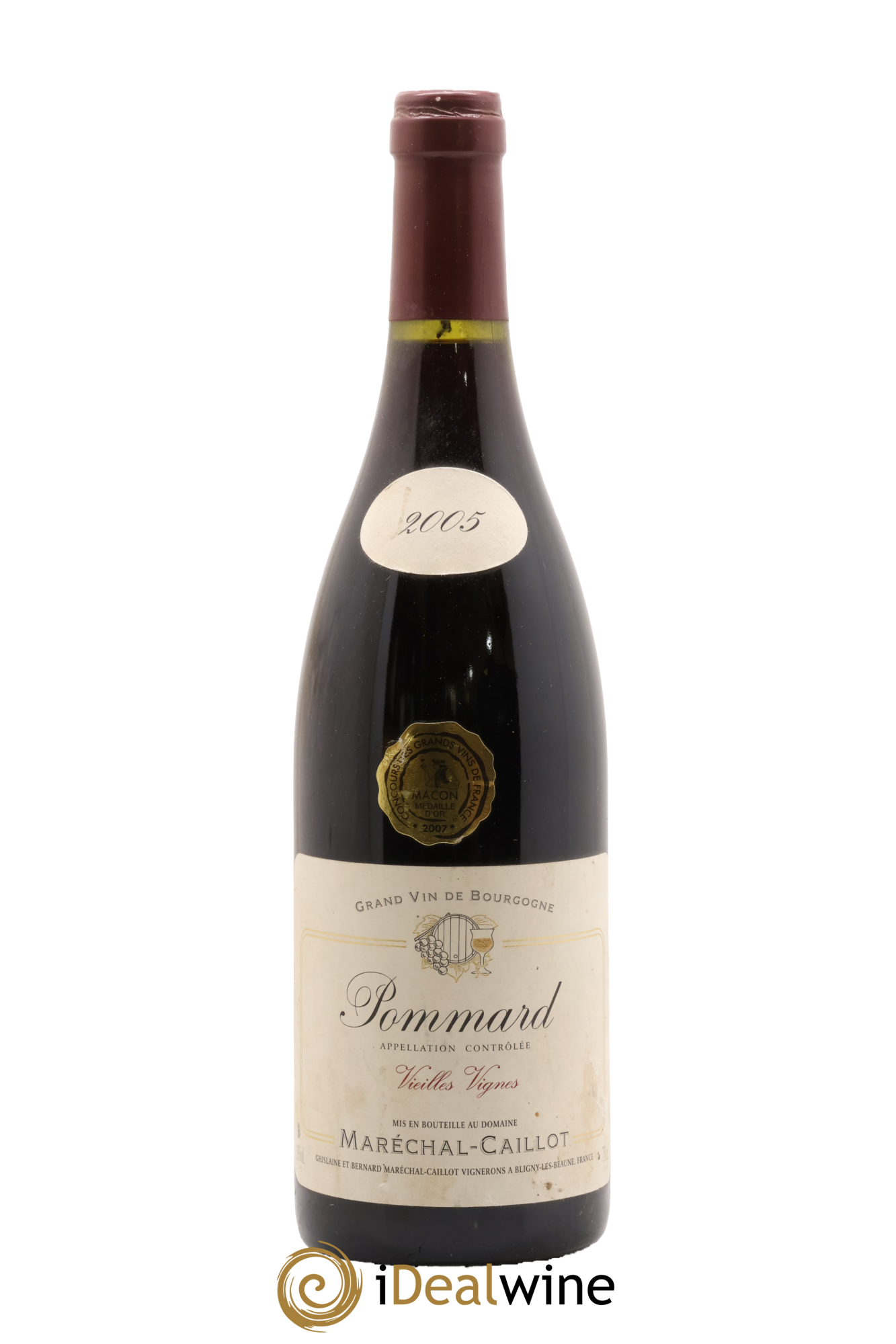 Pommard Vieilles-Vignes Domaine Marechal-Caillot 2005 - Lot de 1 bouteille - 0