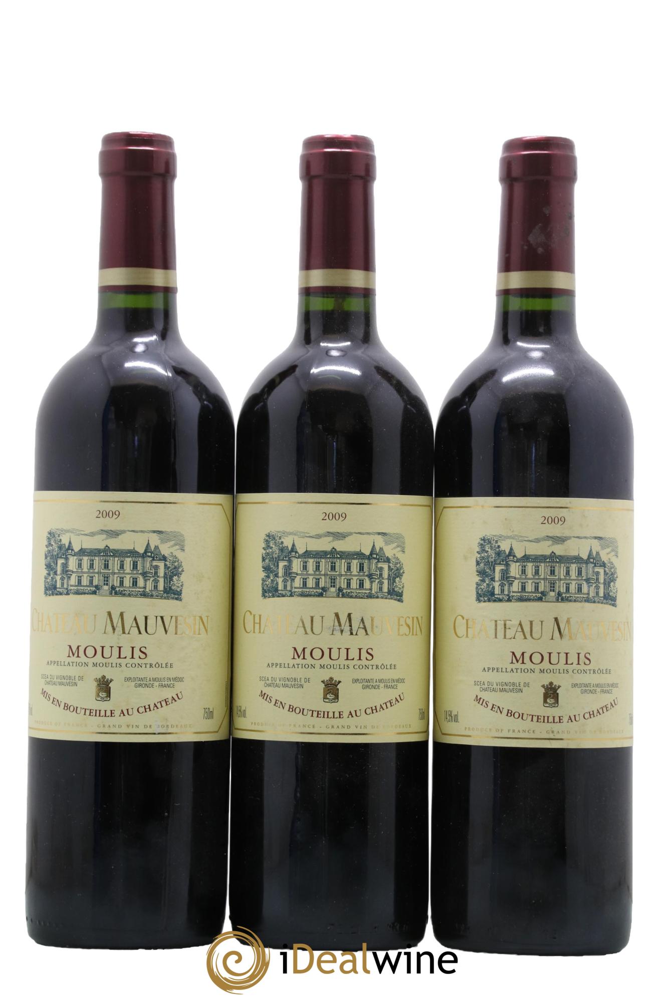 Château Mauvesin Cru Bourgeois 2009 - Posten von 3 Flaschen - 0