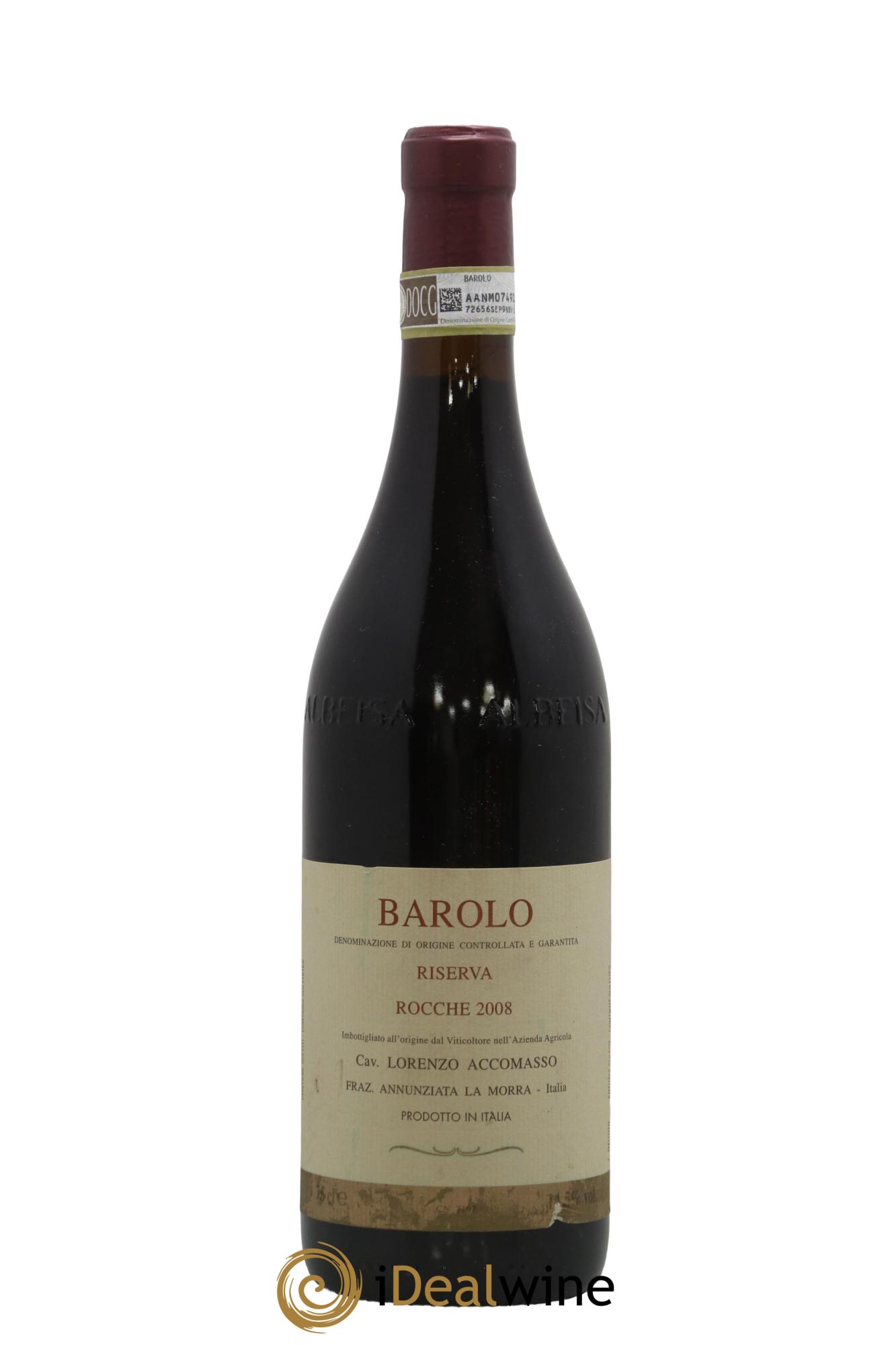 Barolo DOCG Riserva Rocche Accomasso 2008 - Posten von 1 Flasche - 0
