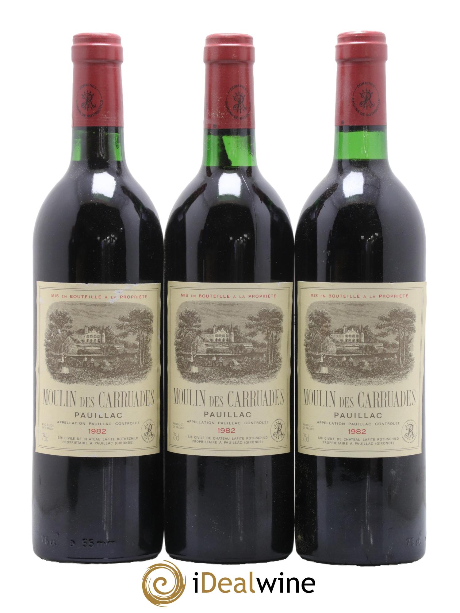 Moulin des Carruades Second Vin 1982 - Lotto di 12 bottiglie - 4