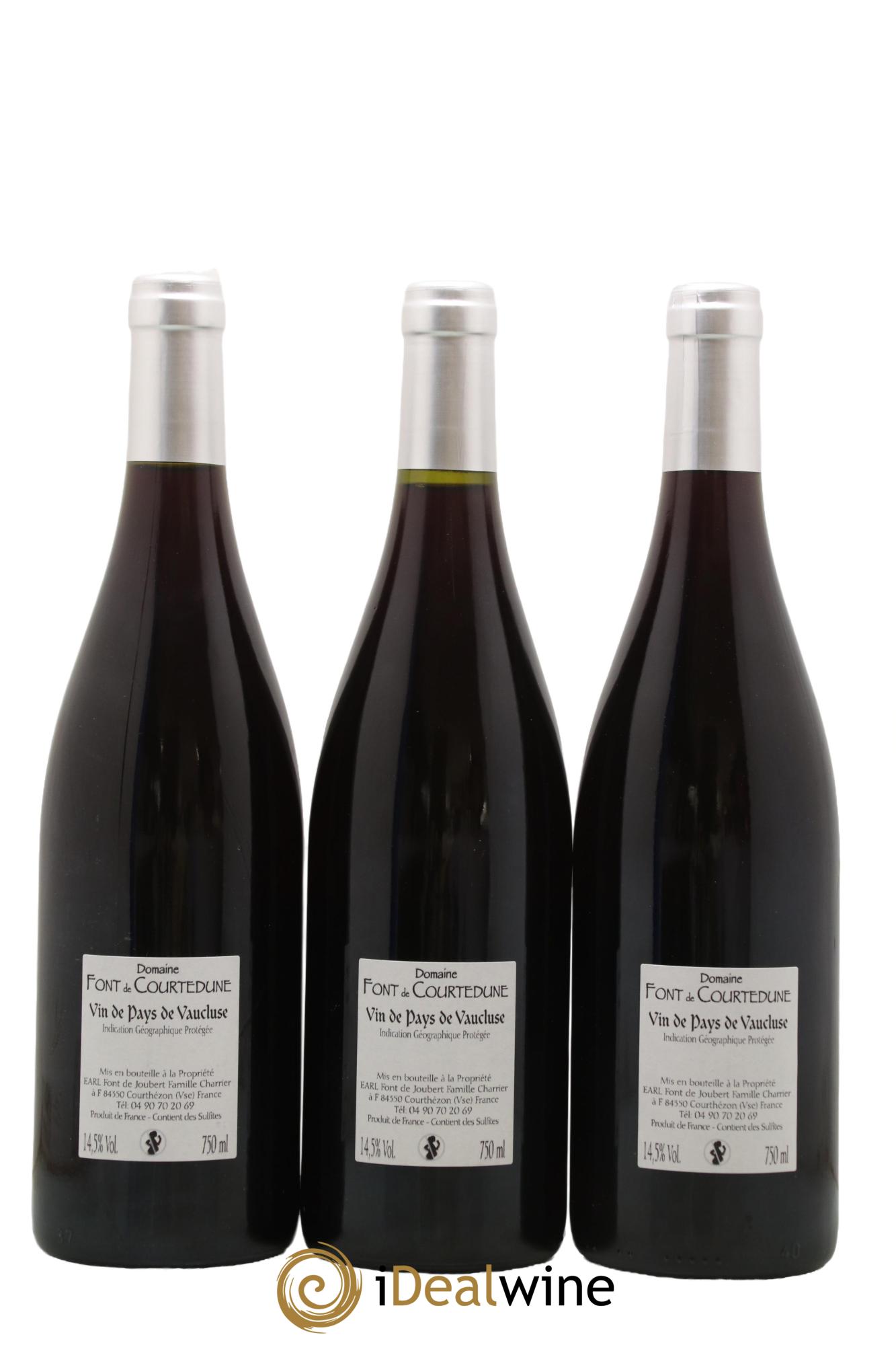 Vaucluse Font de Courtedune 2022 - Posten von 3 Flaschen - 1