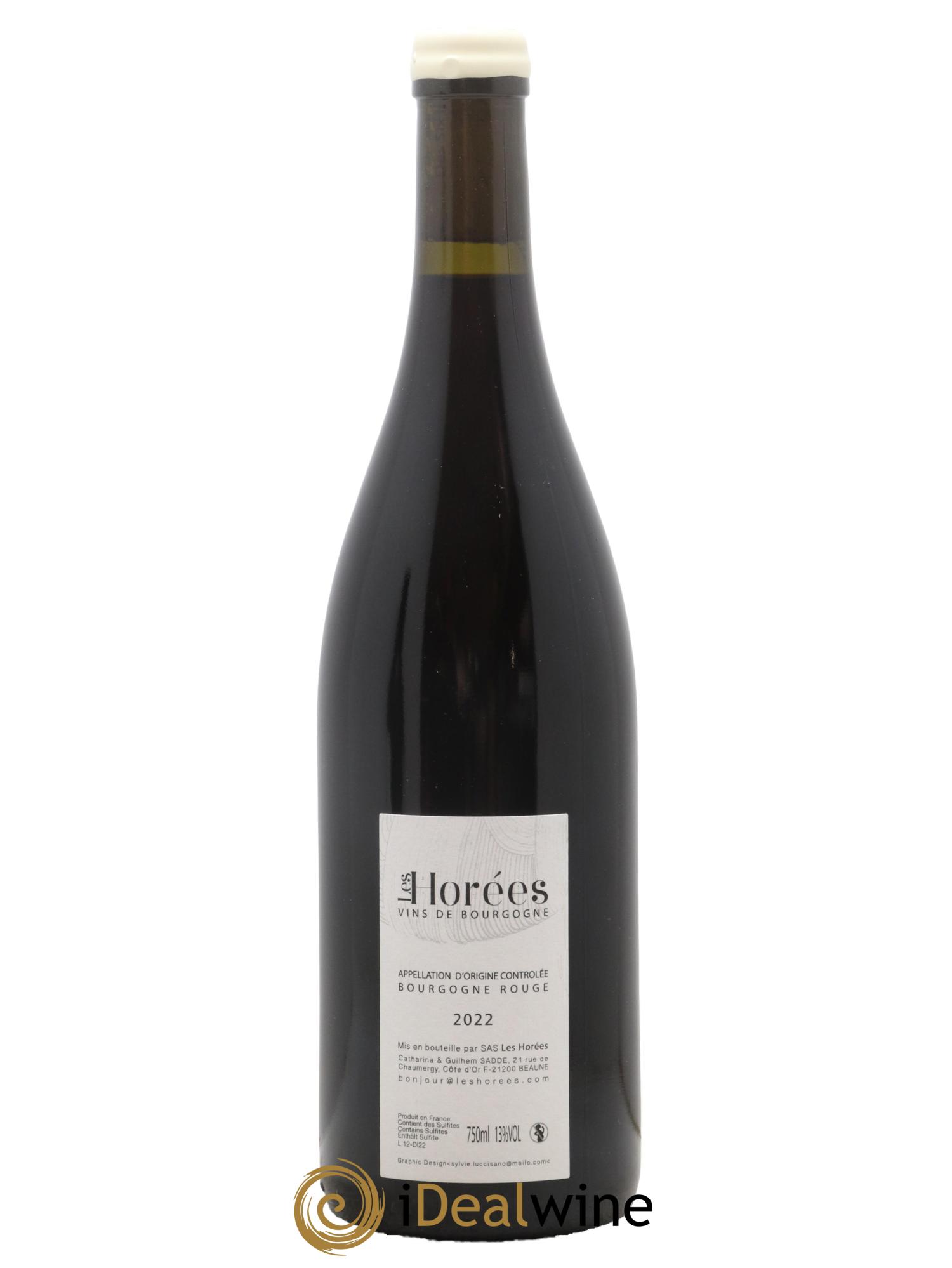 Bourgogne Des Six Ifs Les Horées 2022 - Lot de 1 bouteille - 1