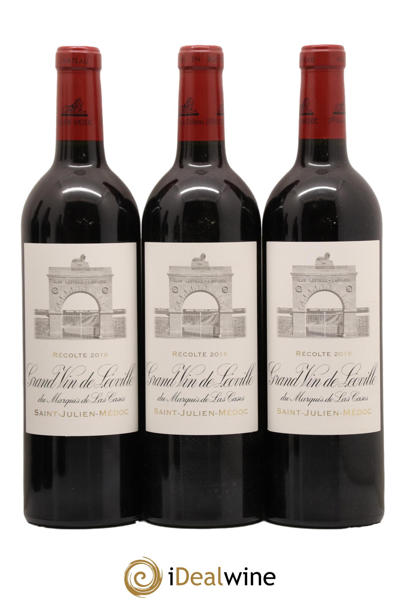 Château Léoville Las Cases 2ème Grand Cru Classé 2016 - Lot of 6 bottles - 1
