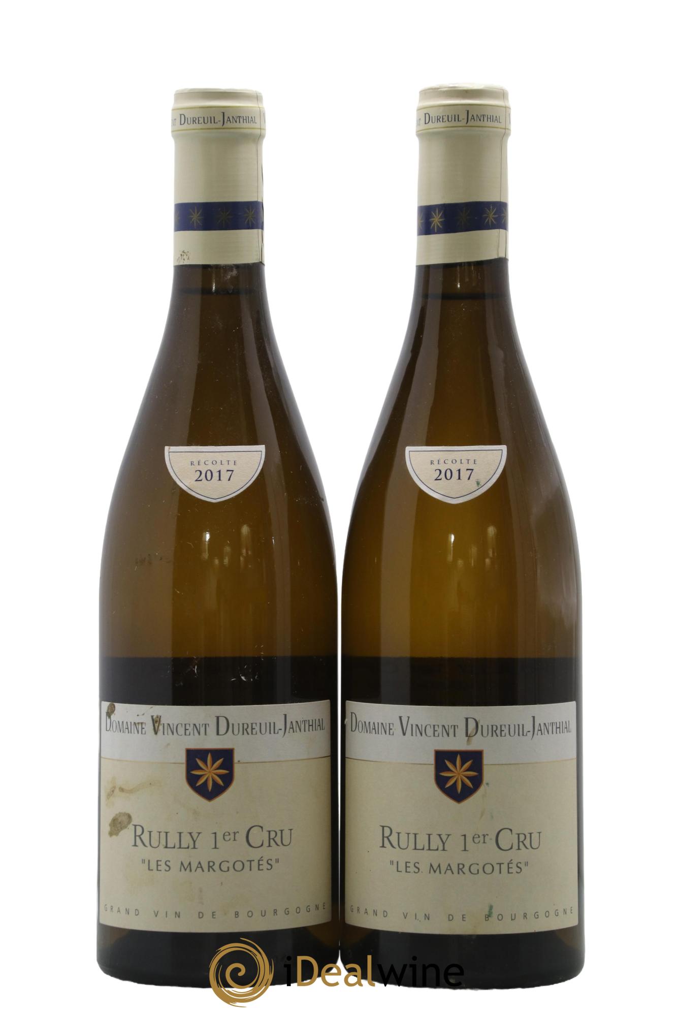 Rully 1er Cru Les Margotés Vincent Dureuil-Janthial 2017 - Lot de 2 bouteilles - 0