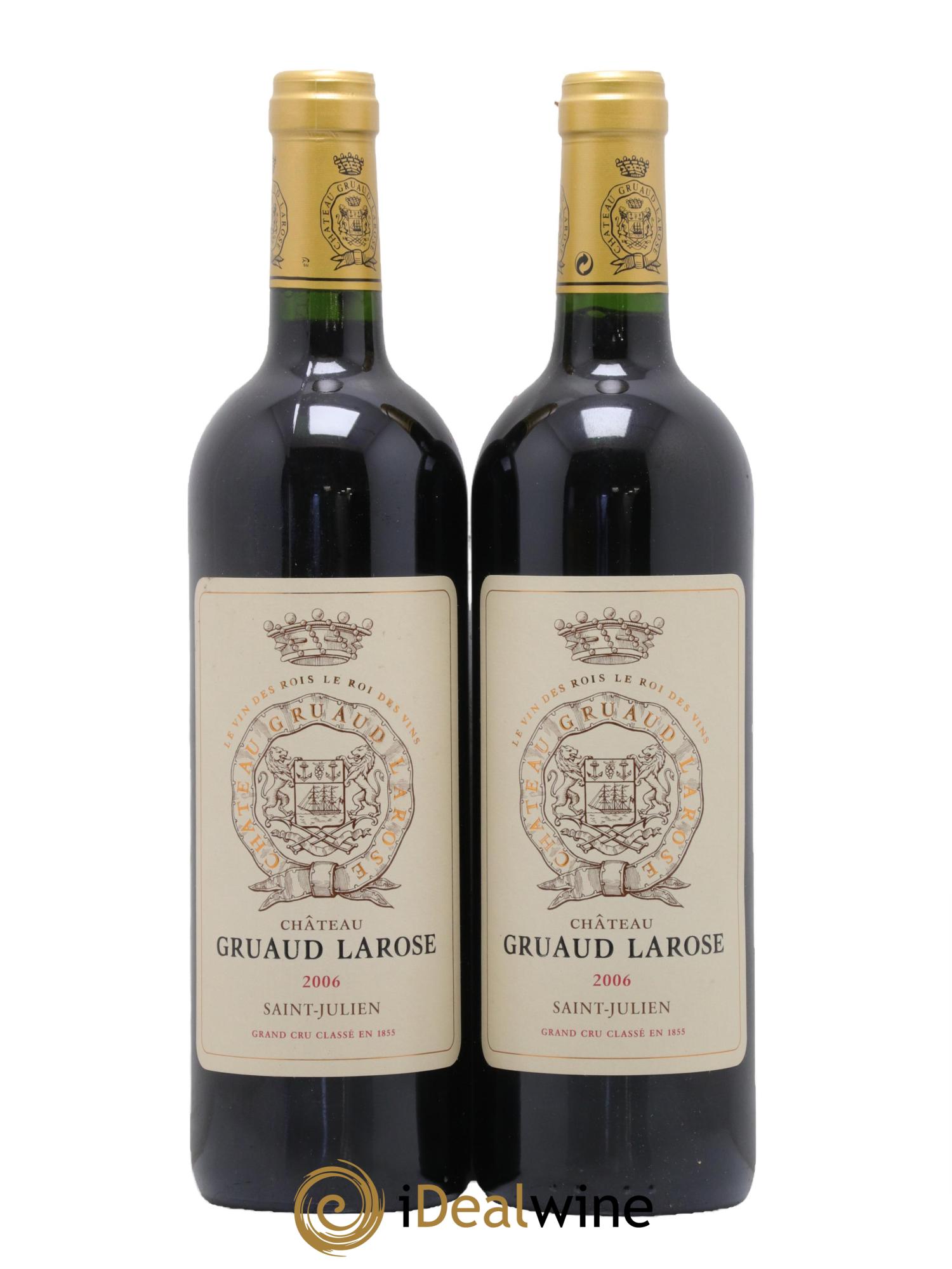 Château Gruaud Larose 2ème Grand Cru Classé 2006 - Lot de 2 bouteilles - 0