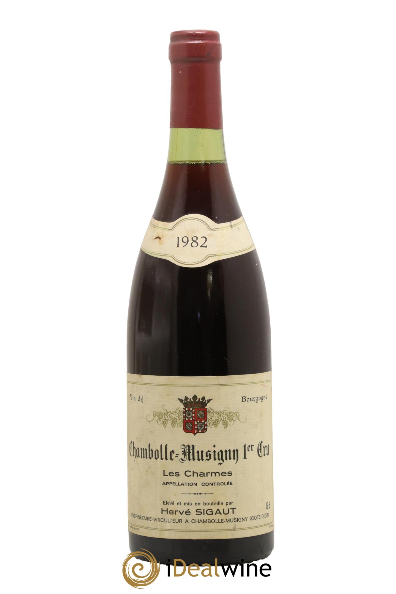 Chambolle-Musigny 1er Cru Les Charmes Domaine Sigaut 1982 - Posten von 1 Flasche - 0