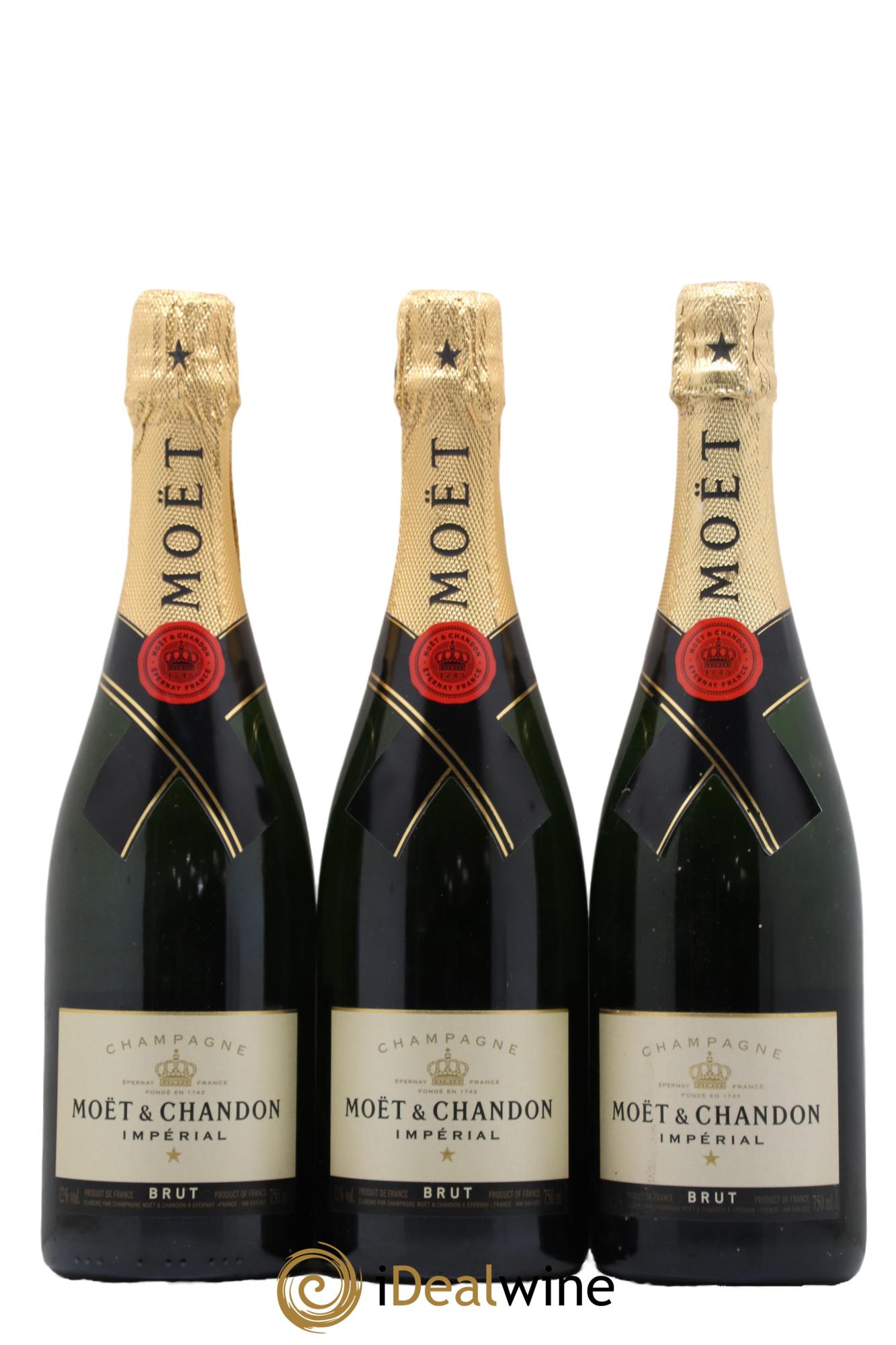 Impérial Brut Moët et Chandon - Lot de 3 bouteilles - 0