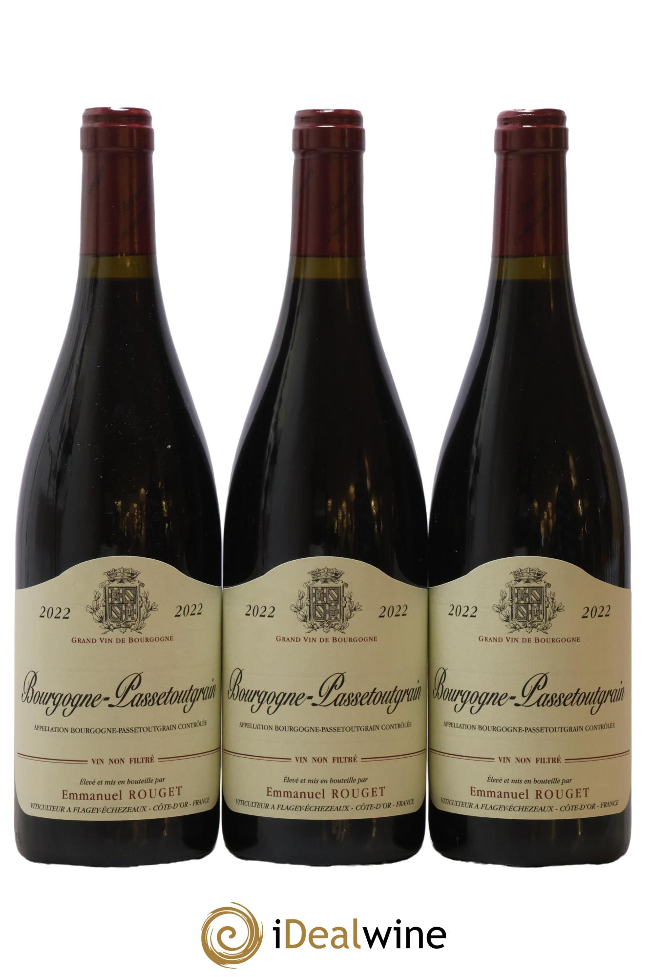 Bourgogne Passetoutgrain Emmanuel Rouget 2022 - Lot of 3 bottles - 0